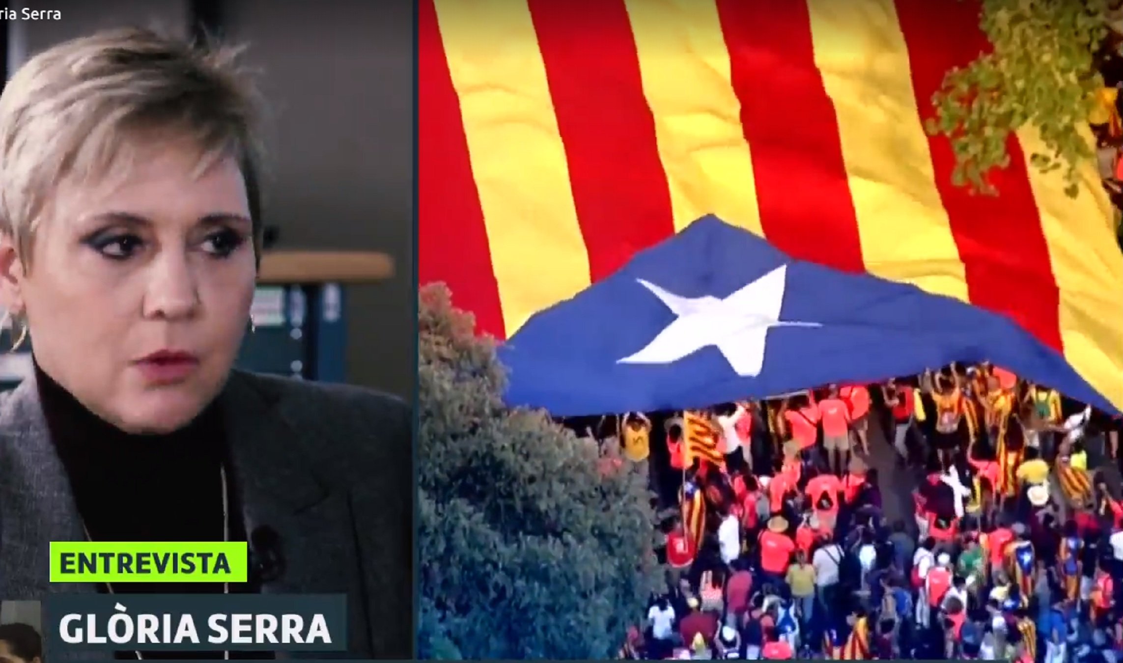 Glòria Serra crítica amb els polítics del procés: "Es agotador. La ola bajará"