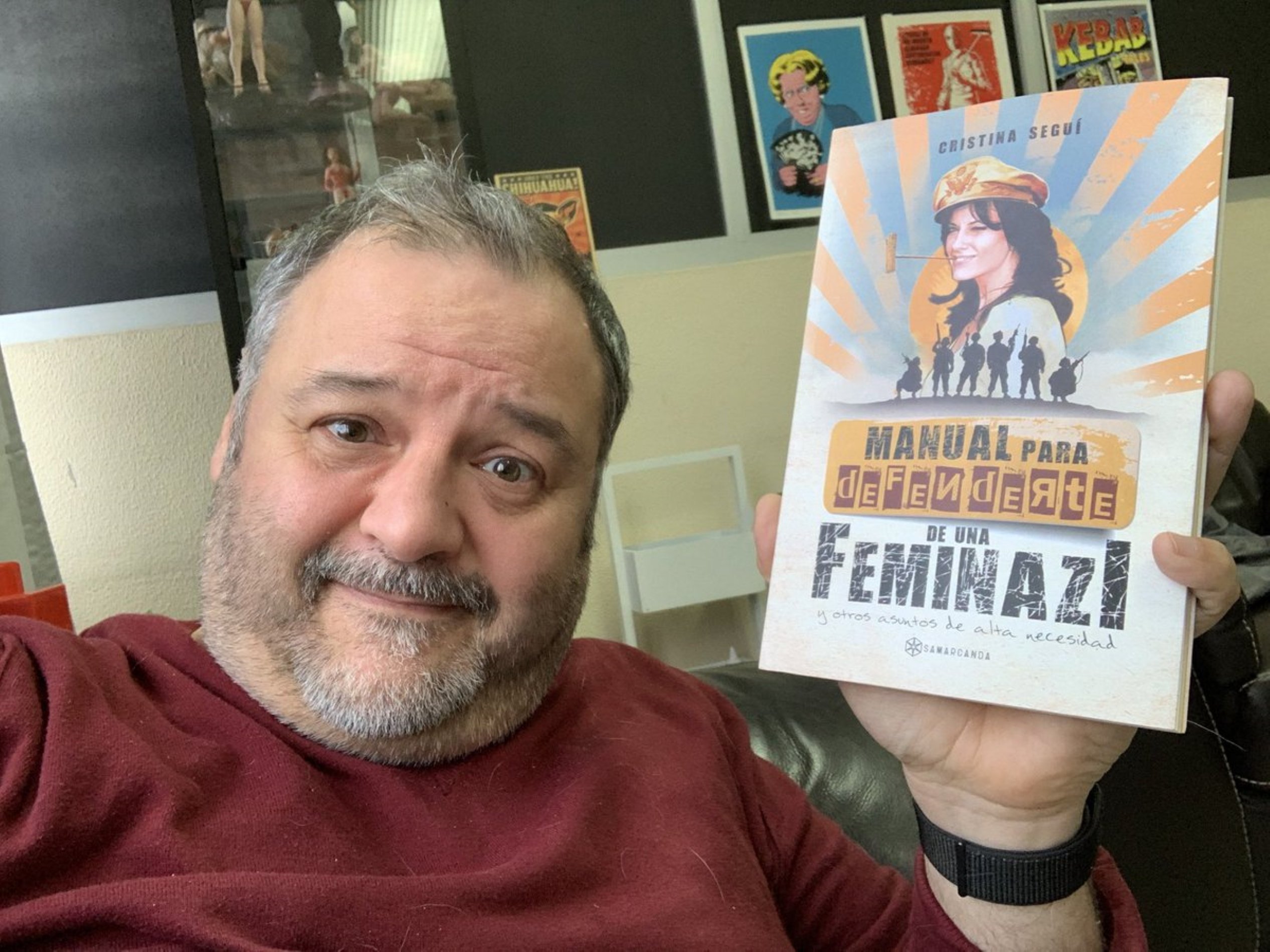 Un sórdido creador de cine para adultos recomienda el libro machista de Seguí