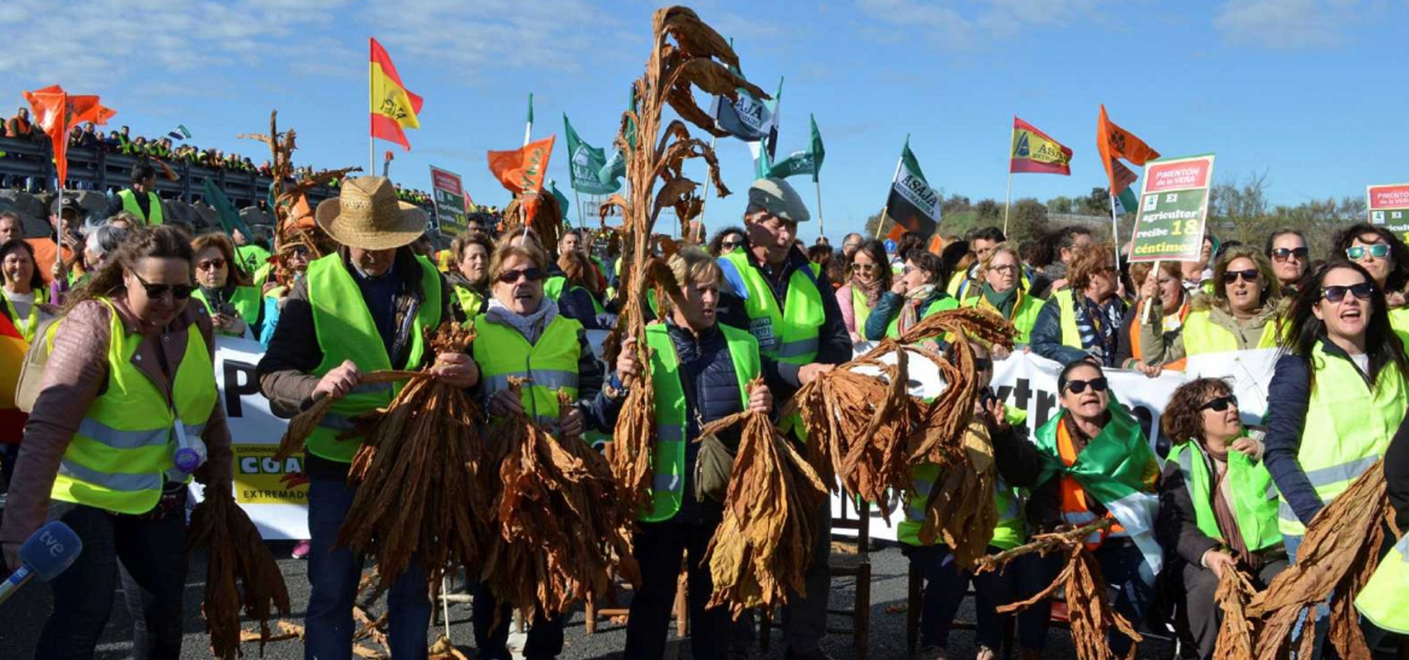 Lamentable atac a Catalunya en les queixes d'agricultors extremenys