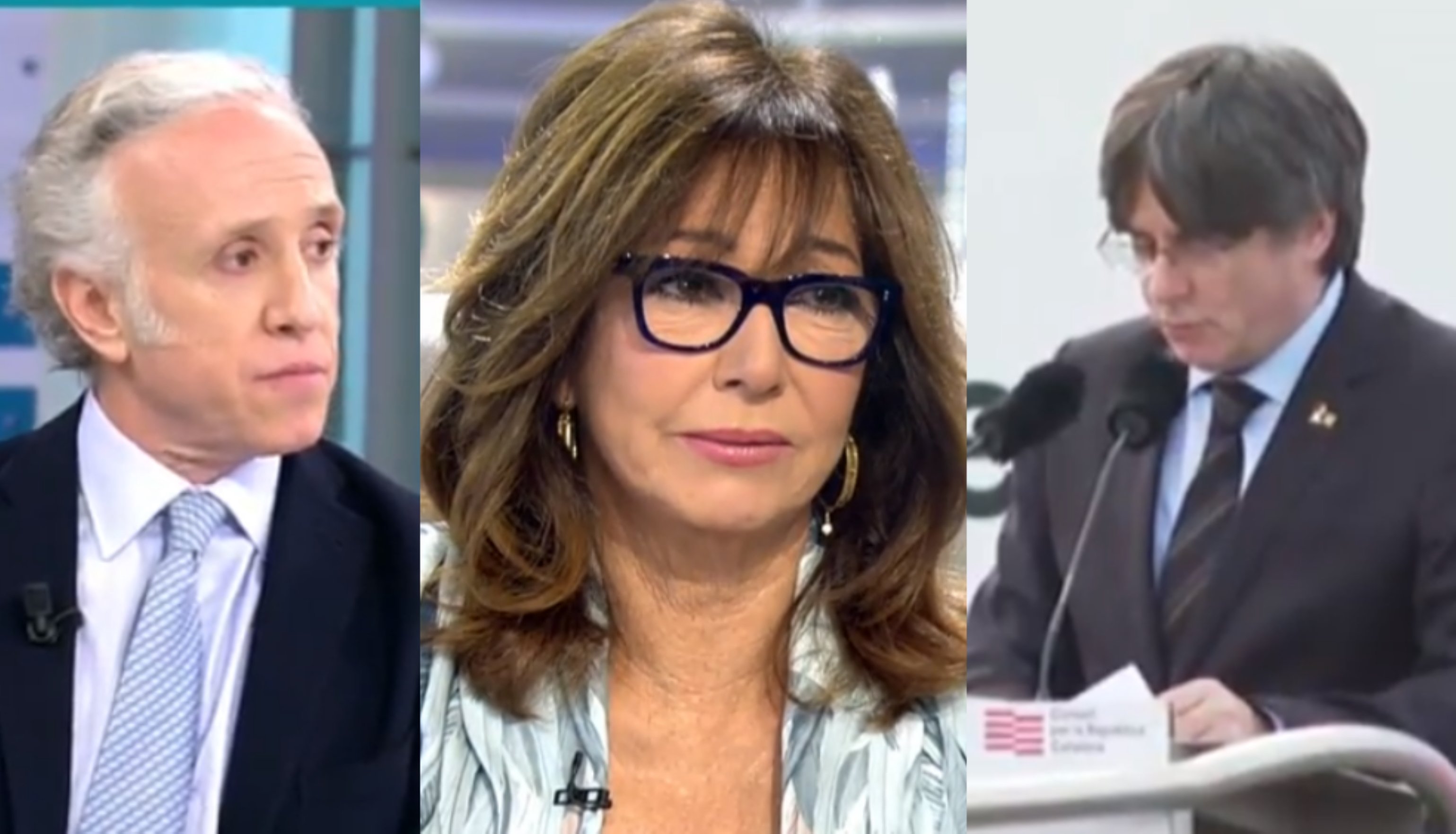 Ana Rosa reconoce que Puigdemont volvió a Catalunya, Inda colapsa: "Patético"