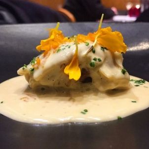 Ravioli de pato con Ravioli de pato con