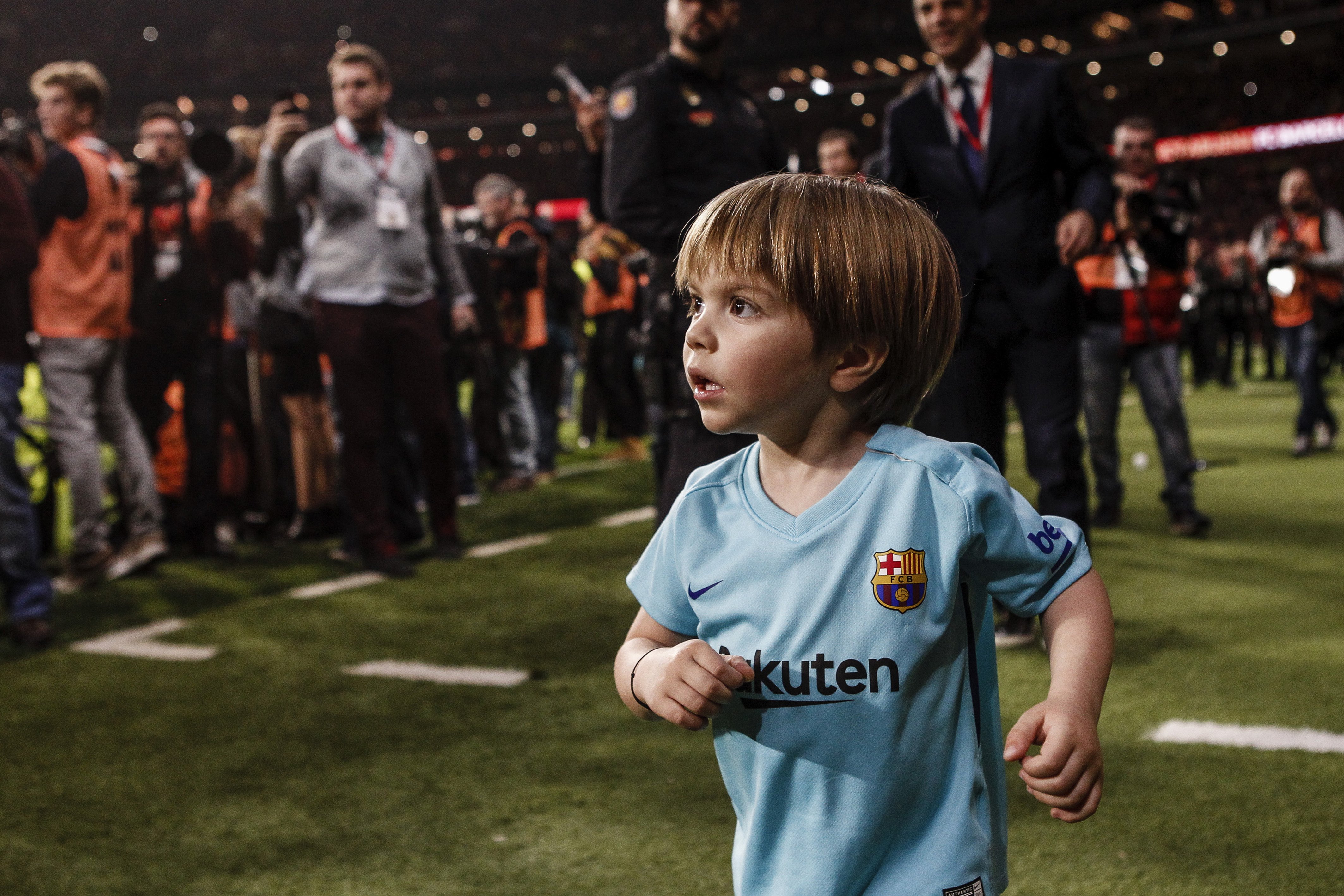 El talento increíble de Sasha, hijo de 5 años de Shakira y Piqué: foto imposible