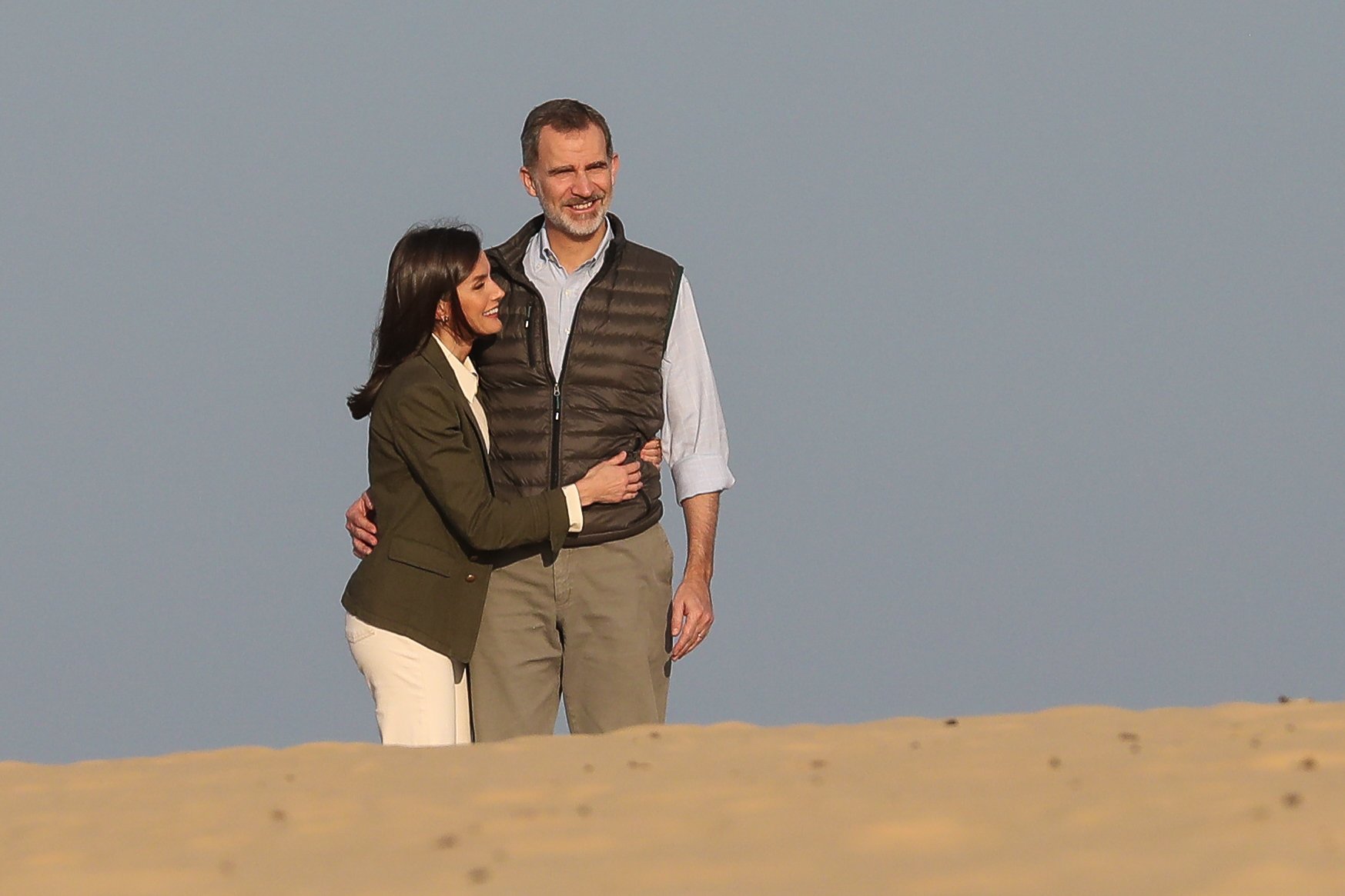 INÈDITA Es destapa l'única foto de Letícia asseguda a la falda del rei Felip