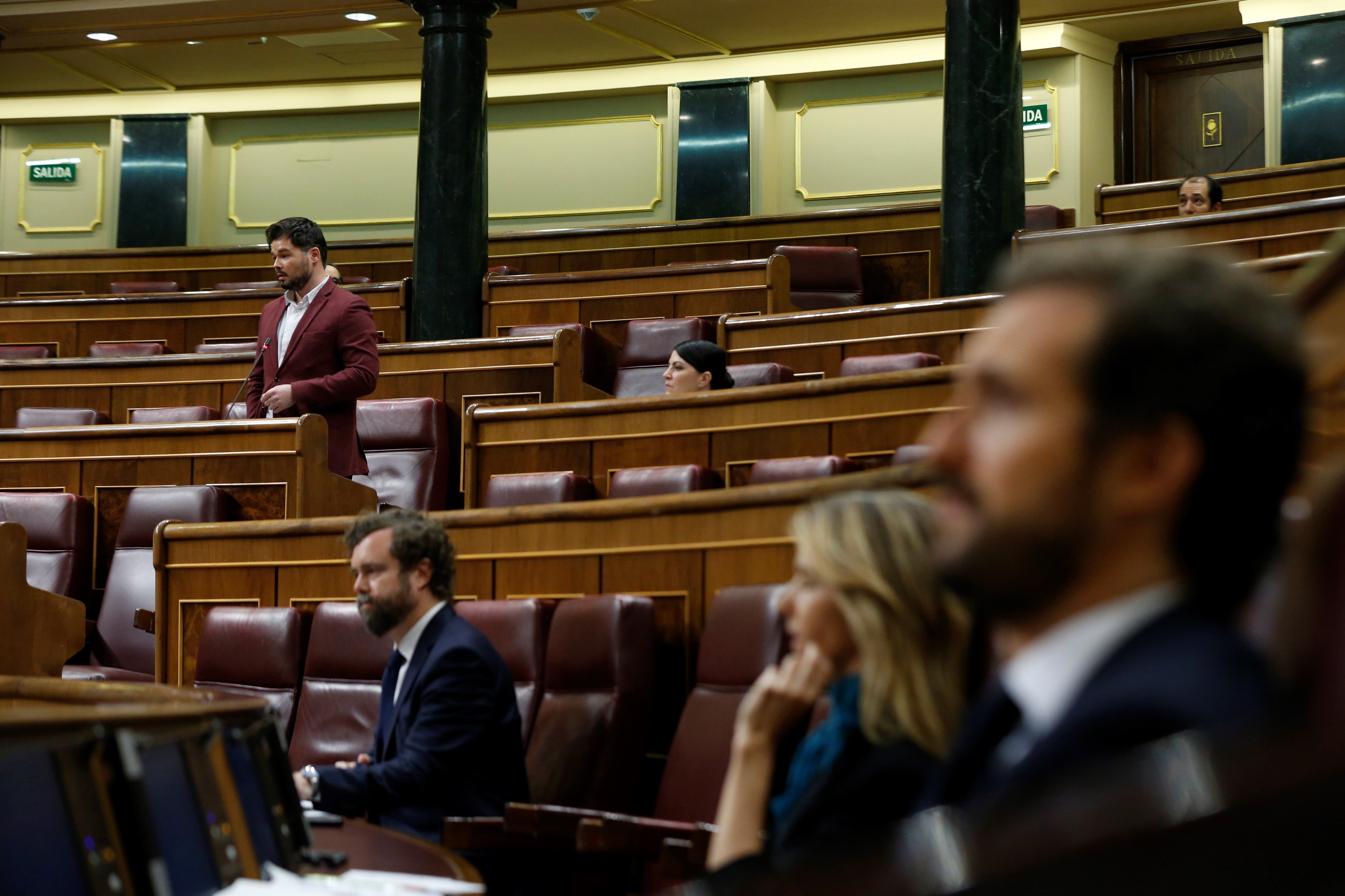 El sopapo de Rufián al trifachito que recuerda una rima escatológica