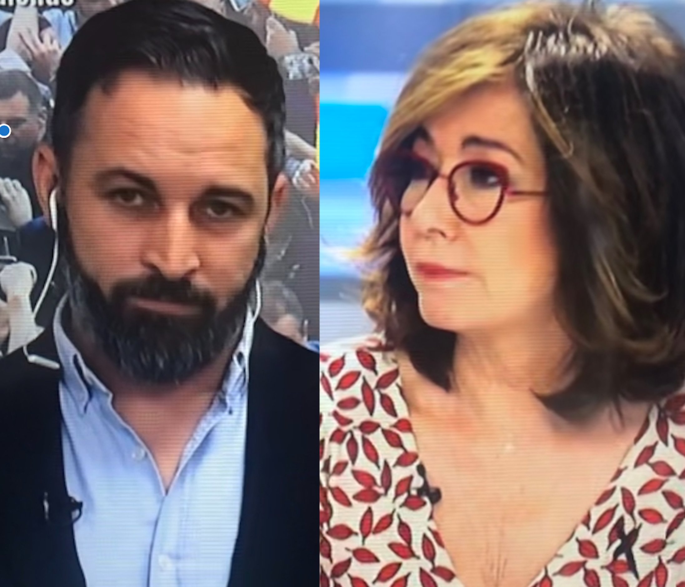 Ana Rosa se arrastra a los pies de Abascal y blanquea ultras sin despeinarse