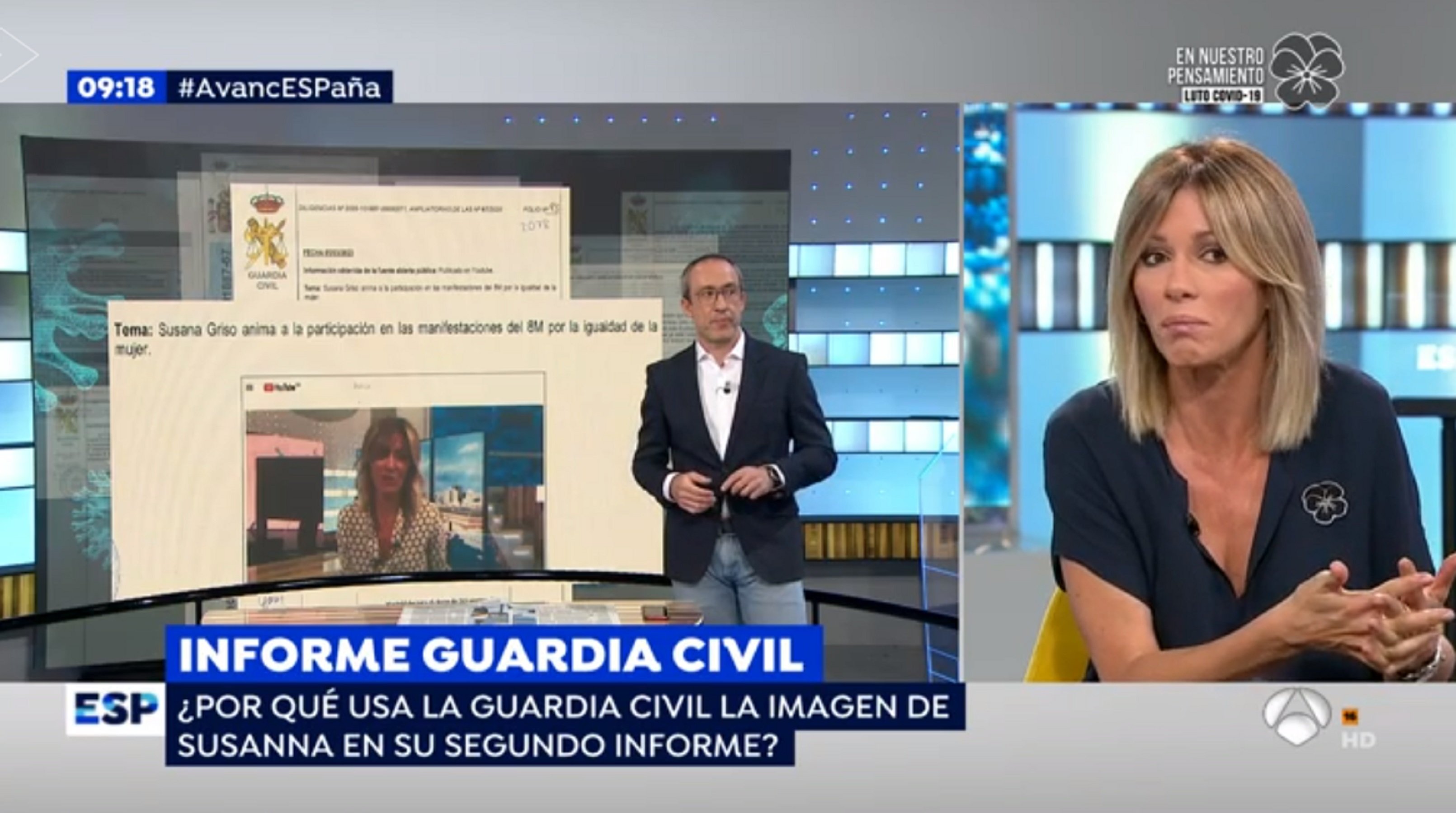 Susanna Griso aparece en uno de los informes de la Guardia Civil: "No lo entiendo"