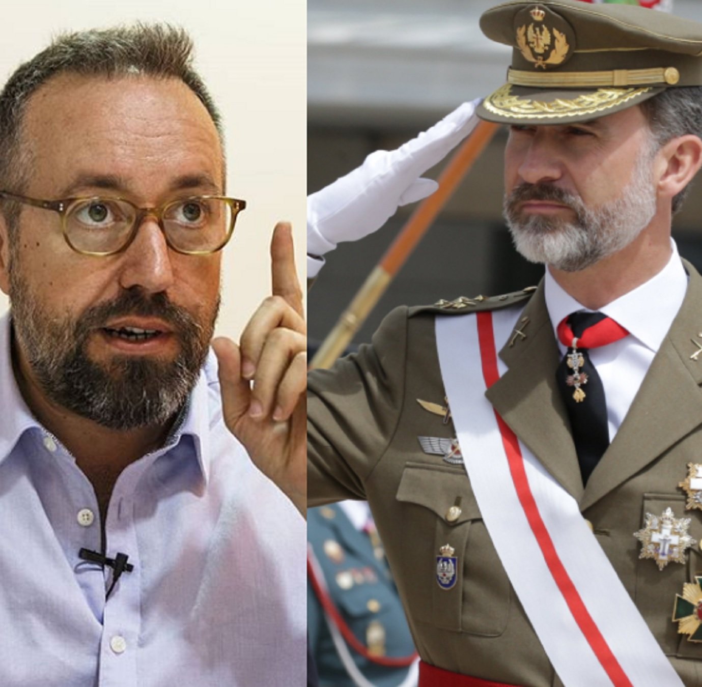 Girauta 'advierte' a un político por bromear sobre el rey Felipe