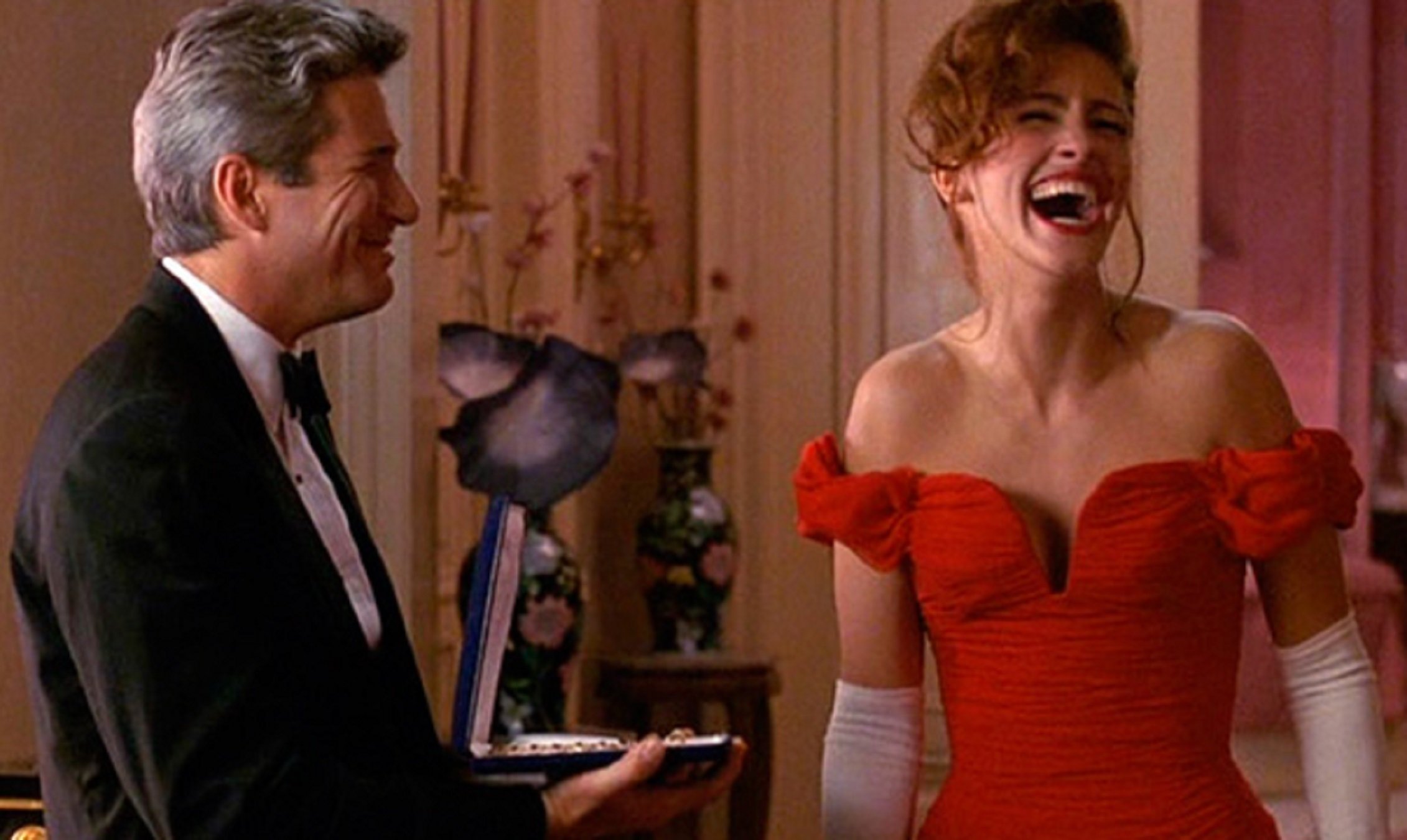 Pretty woman sales vestido rojo