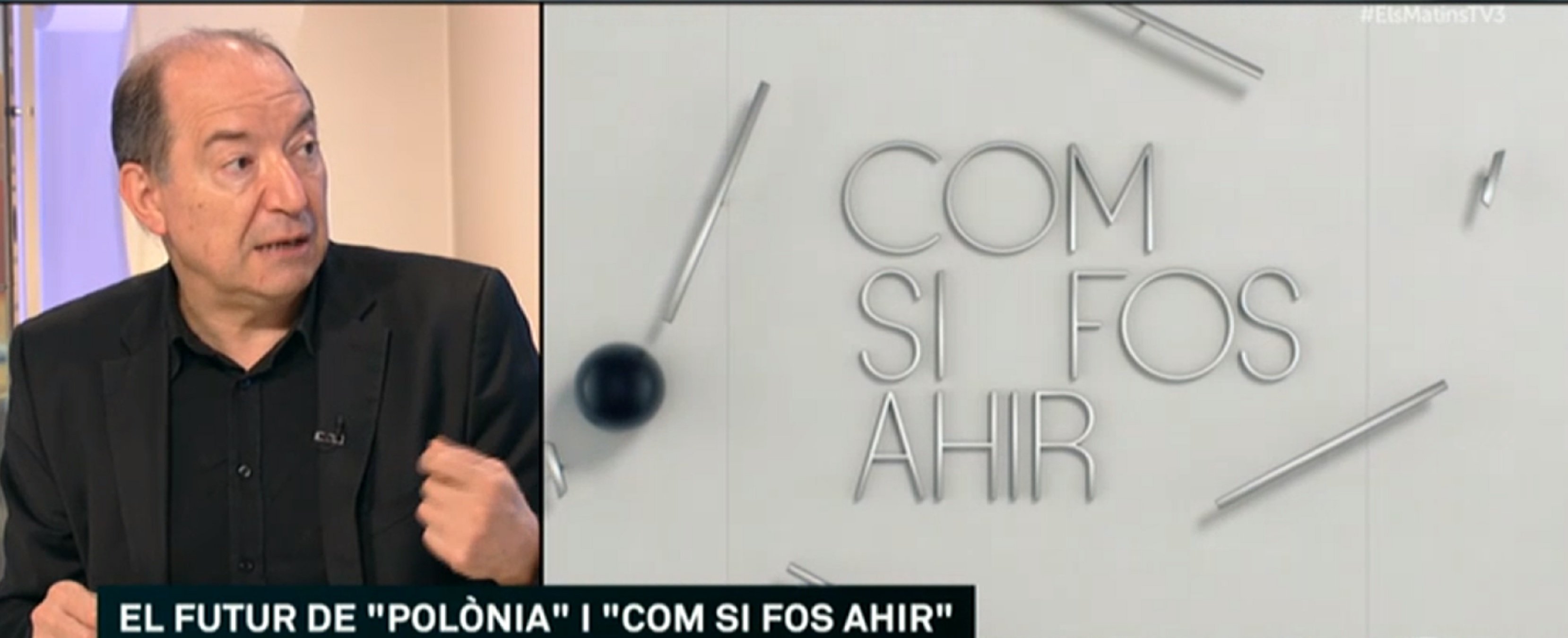 Terratrèmol a TV3: Sanchis reconeix que no tornen 'Polònia' ni 'Com si fos ahir'