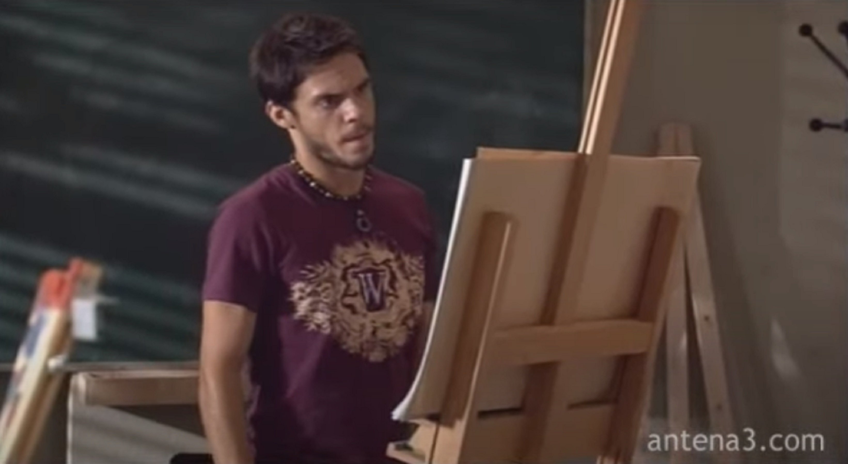 Bart Santana es reinventa: d'actor de TV3 a pintor pel coronavirus