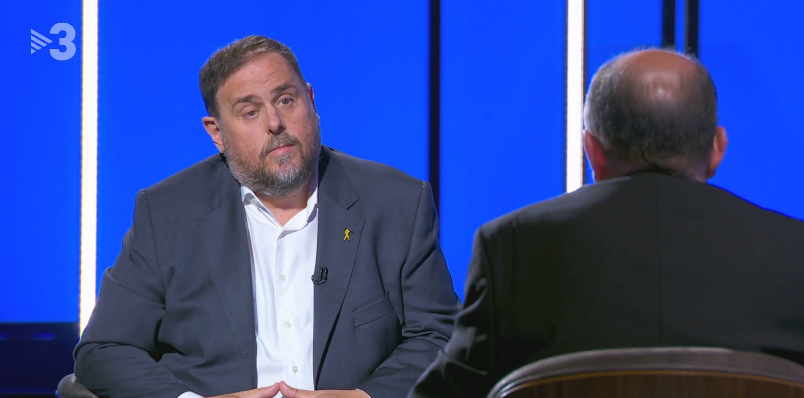 La entrevista de Sanchis a Oriol Junqueras en TV3 hace una audiencia descomunal