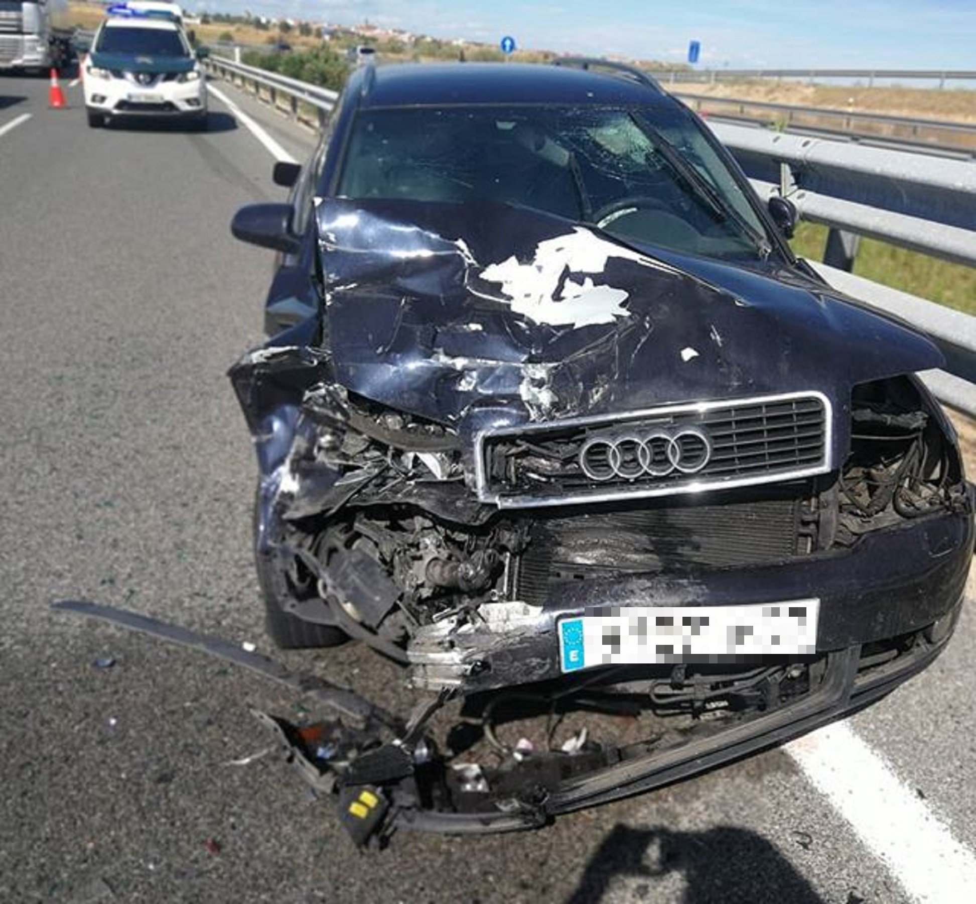 Javier Gállego, tertuliano de FAQS: ileso después de un aparatoso accidente de coche