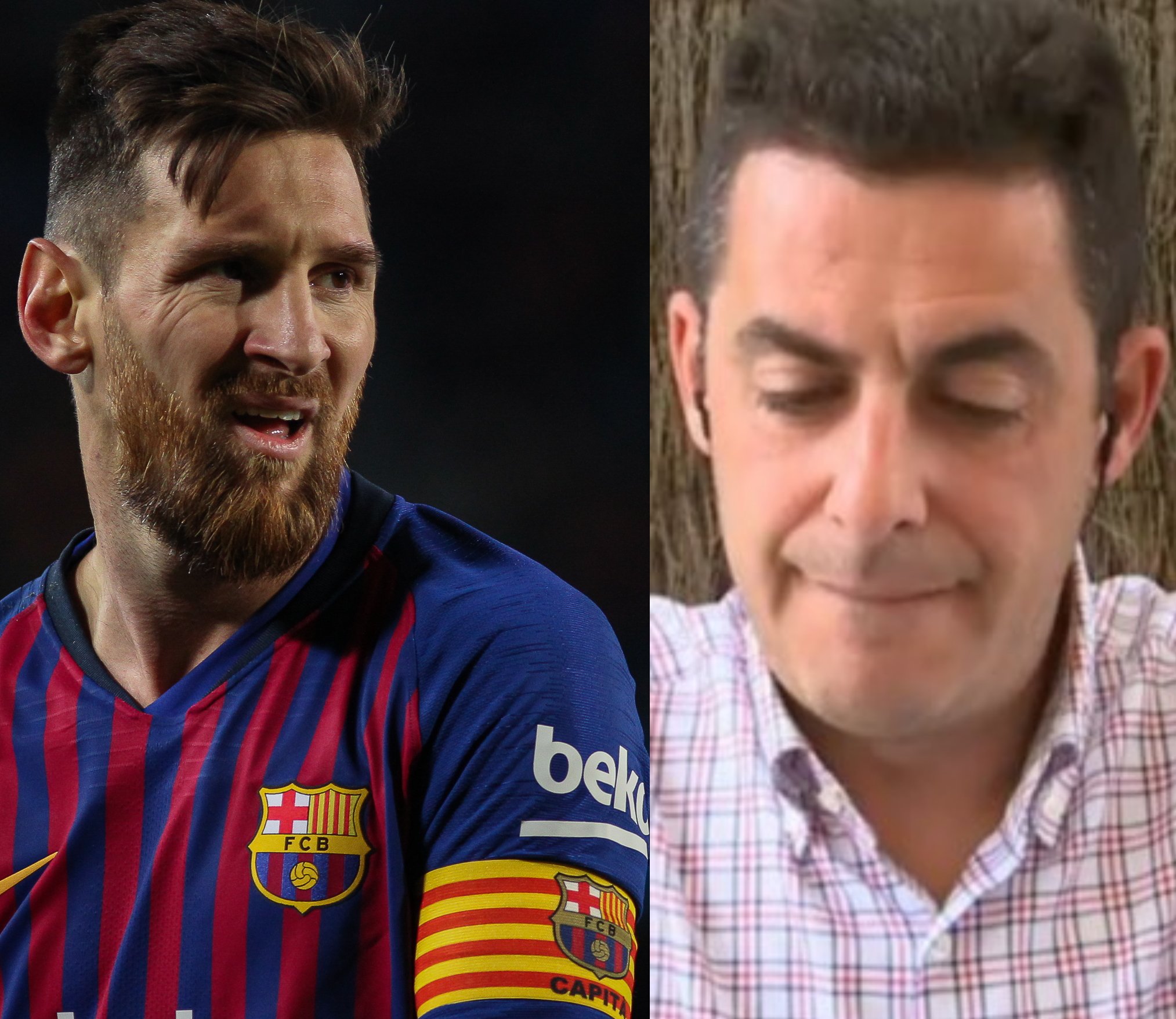 Vomitiva teoria d'un periodista ultra sobre la marxa de Messi i Catalunya