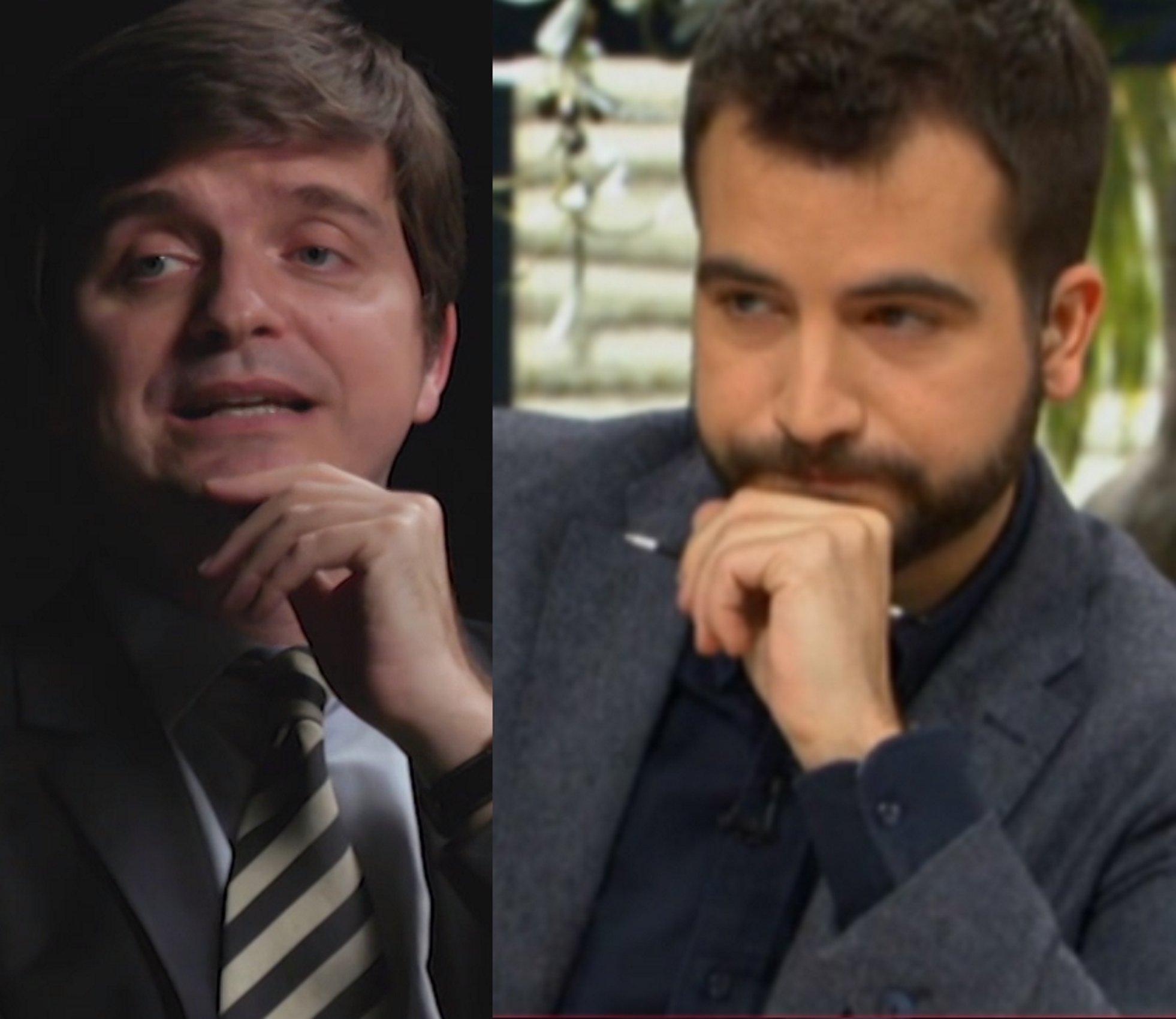 Hilarant dard de Marc Giró contra Ricard Ustrell a TV3