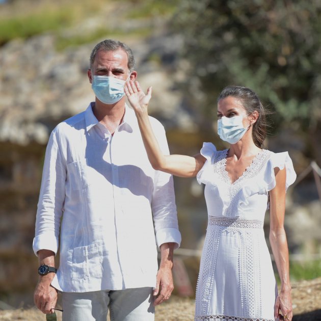 Felipe i Letícia guayabera Eivissa GTRES