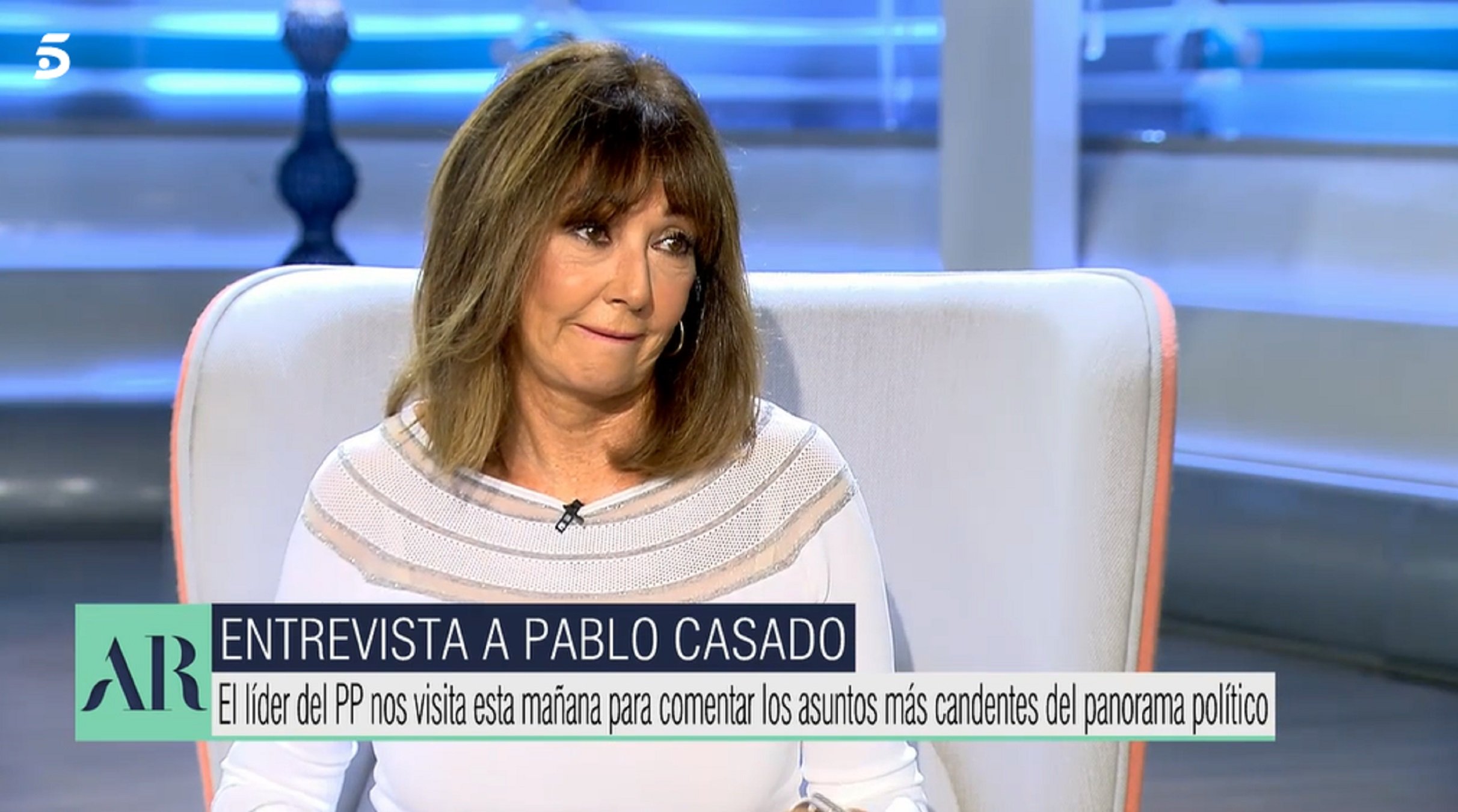 Pablo Casado, amb Ana Rosa, la riota màxima per com tenia la cara: "Qué cuadro"