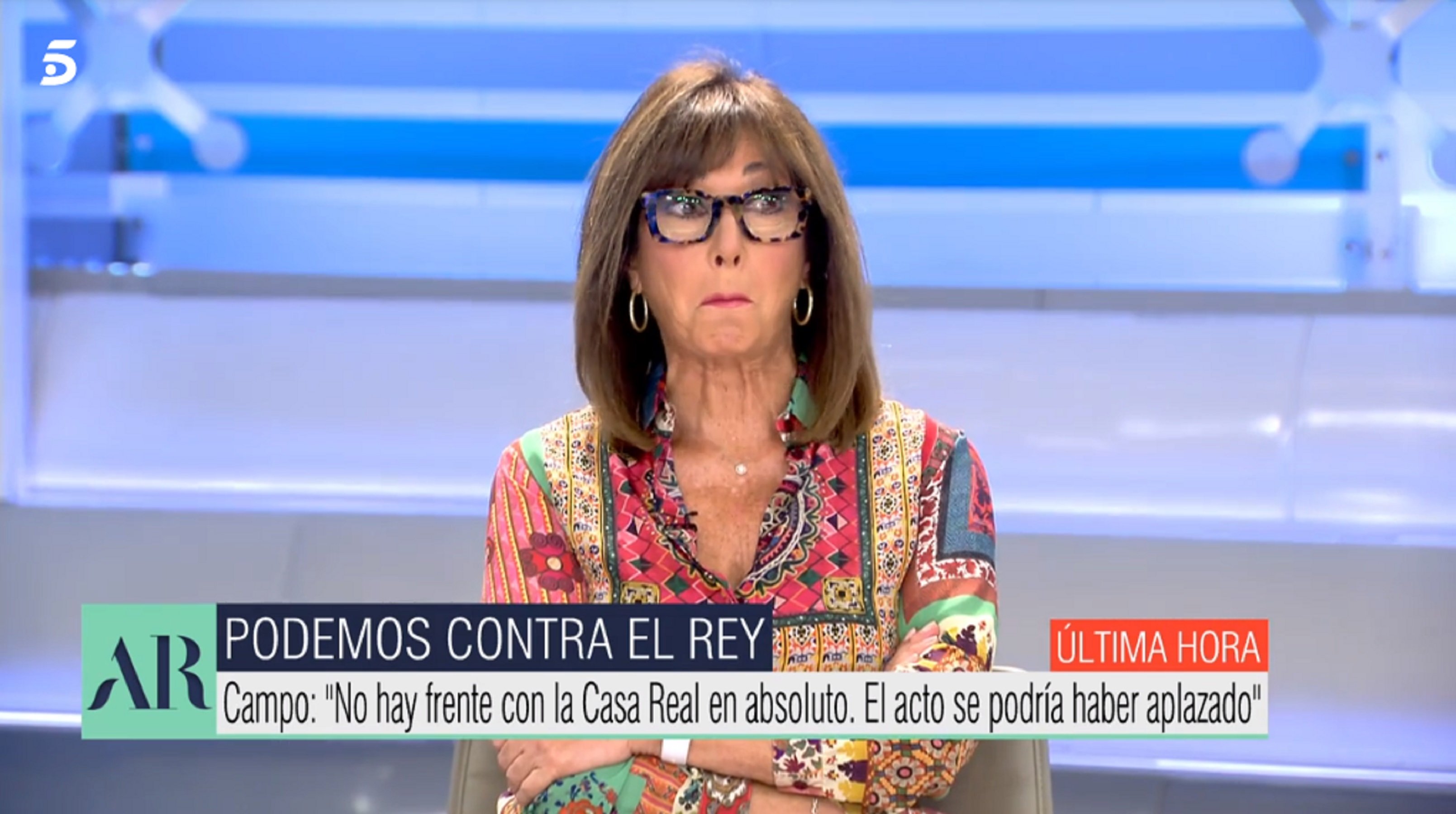 Ana Rosa, indignada: así reacciona al saber por qué Felipe VI no viene a Catalunya