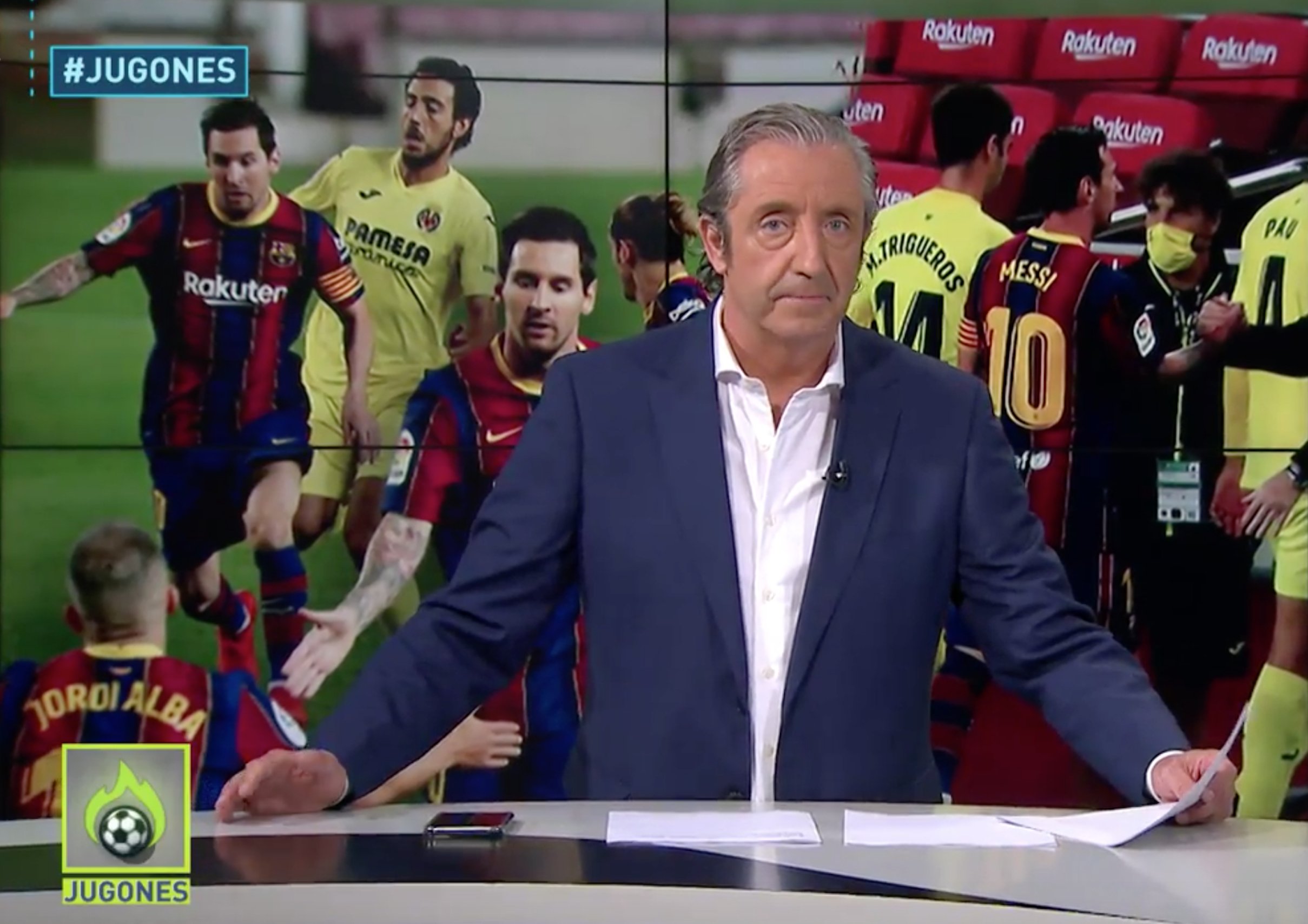 Pedrerol odia a Messi: ataque ridículo por gesto intrascendente sobre el césped
