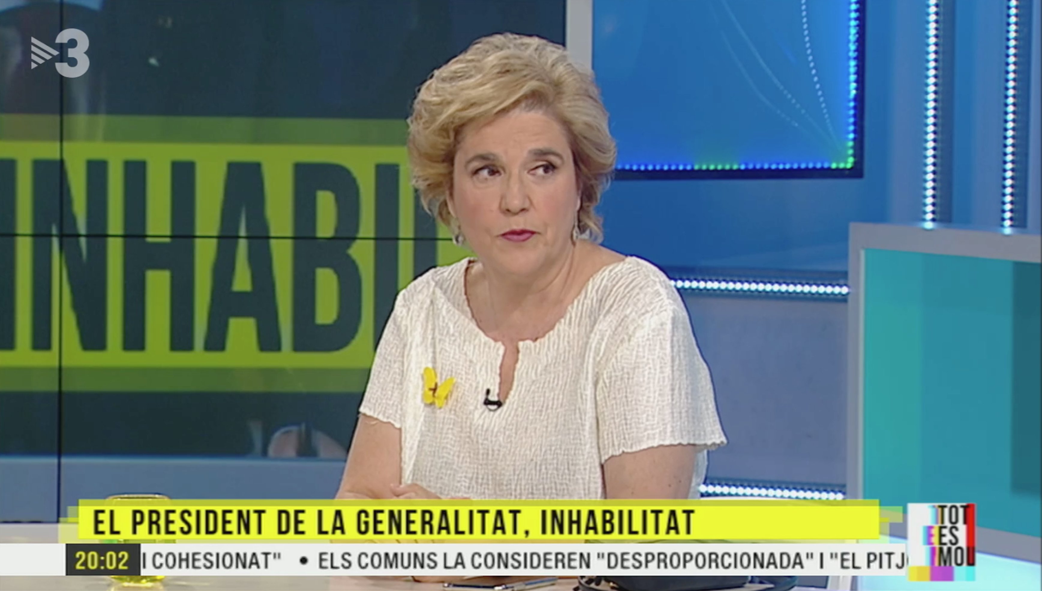 Rahola, implacable amb Espanya a TV3 per l'atropellament al president Torra