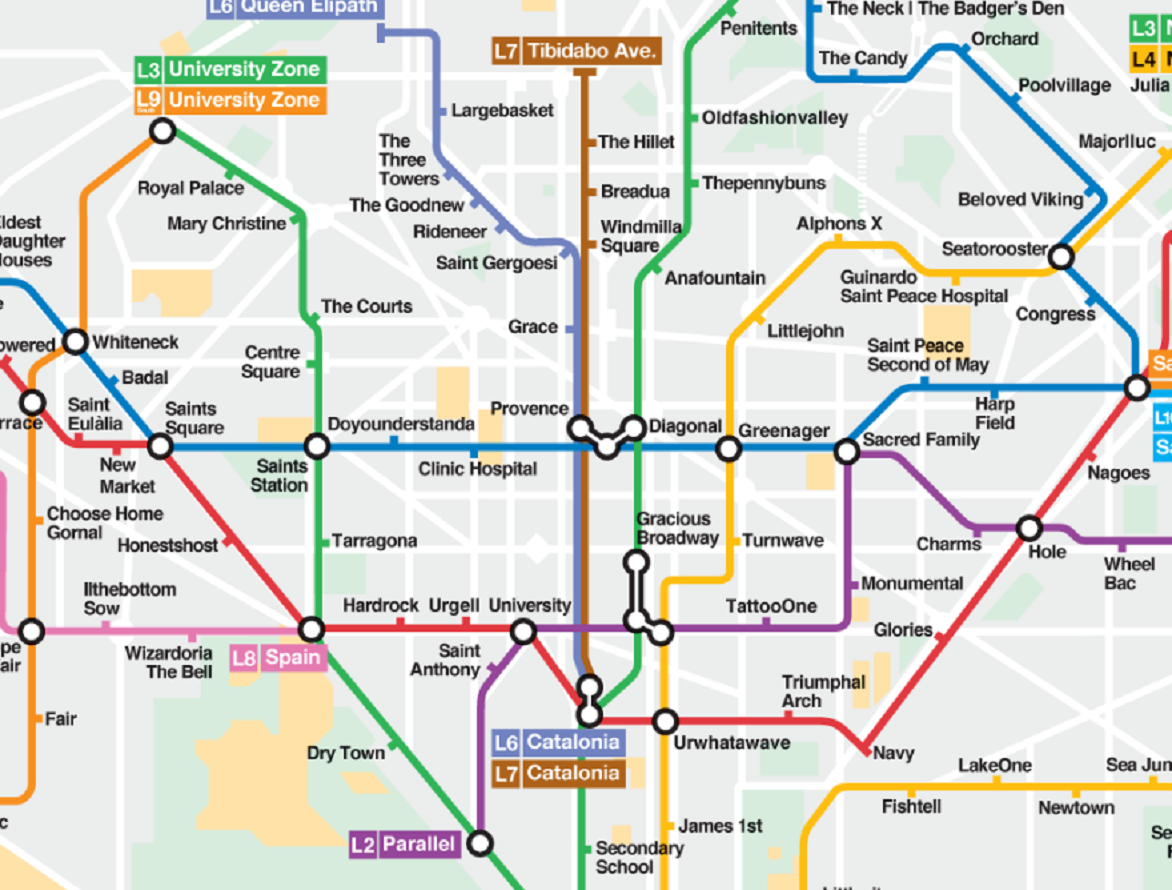 ¡Las estaciones del metro de Barcelona cambian de nombre!