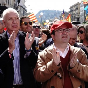 Iceta Margallo Millo manifestació unionista Roberto Lázaro