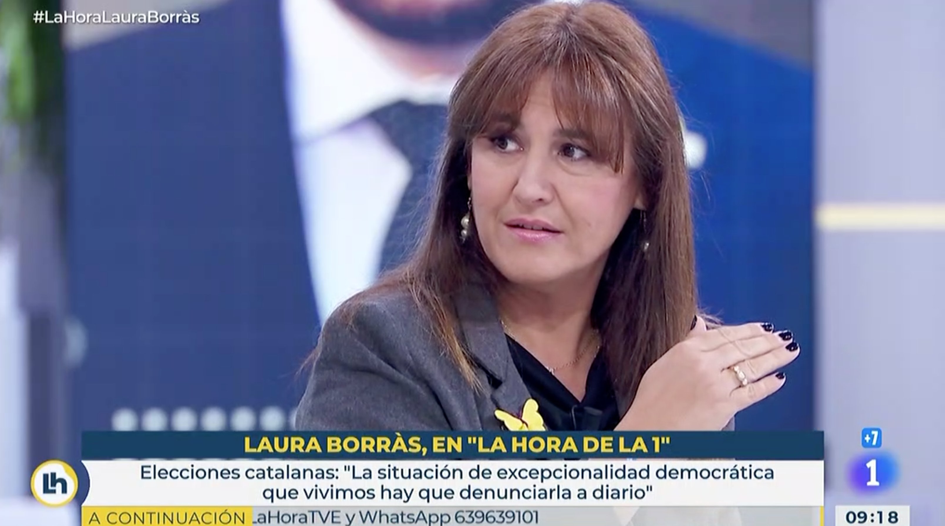 Enorme Borràs con Mònica López en TVE: hunde tertulianos que odian a Puigdemont