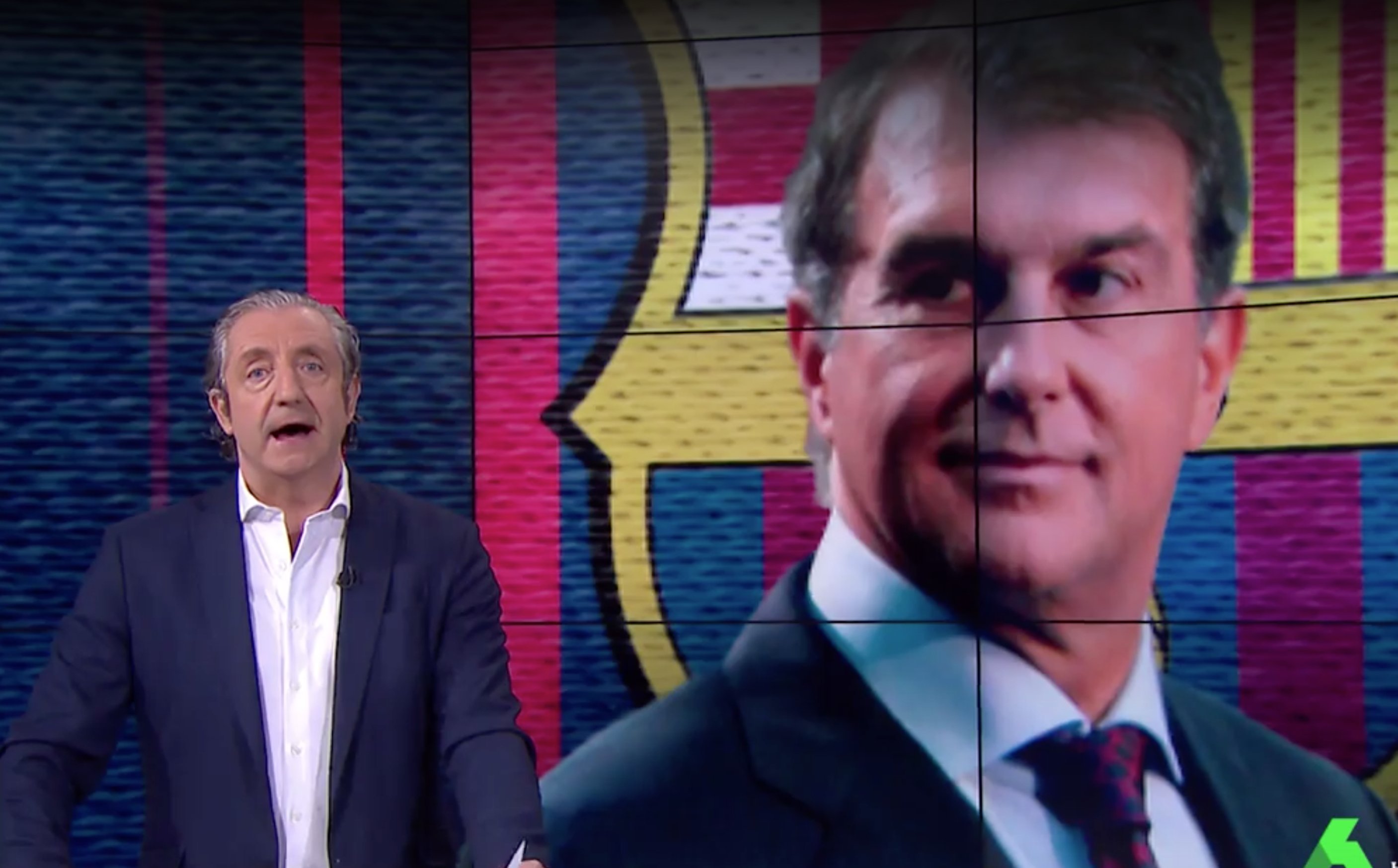 Pedrerol picadíssim amb Laporta per la pancarta al Bernabéu: vol venjança