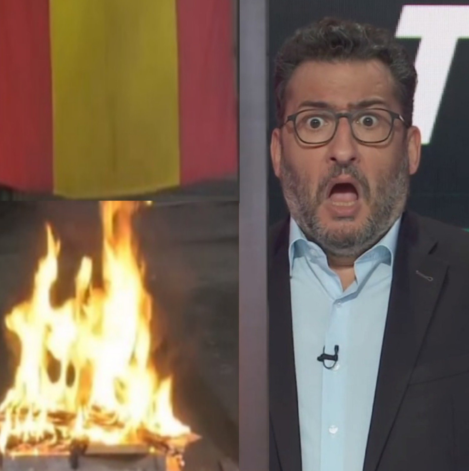 TV3 revienta audiencias con un gag de quemar la rojigualda: qué hace Toni Soler