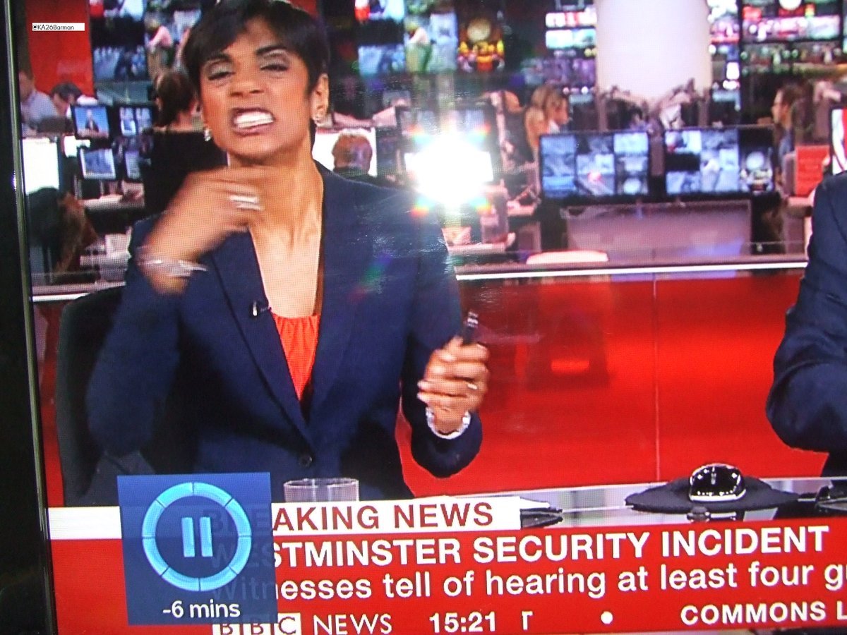 El desagradable gesto de una periodista de la BBC por el ataque de Londres