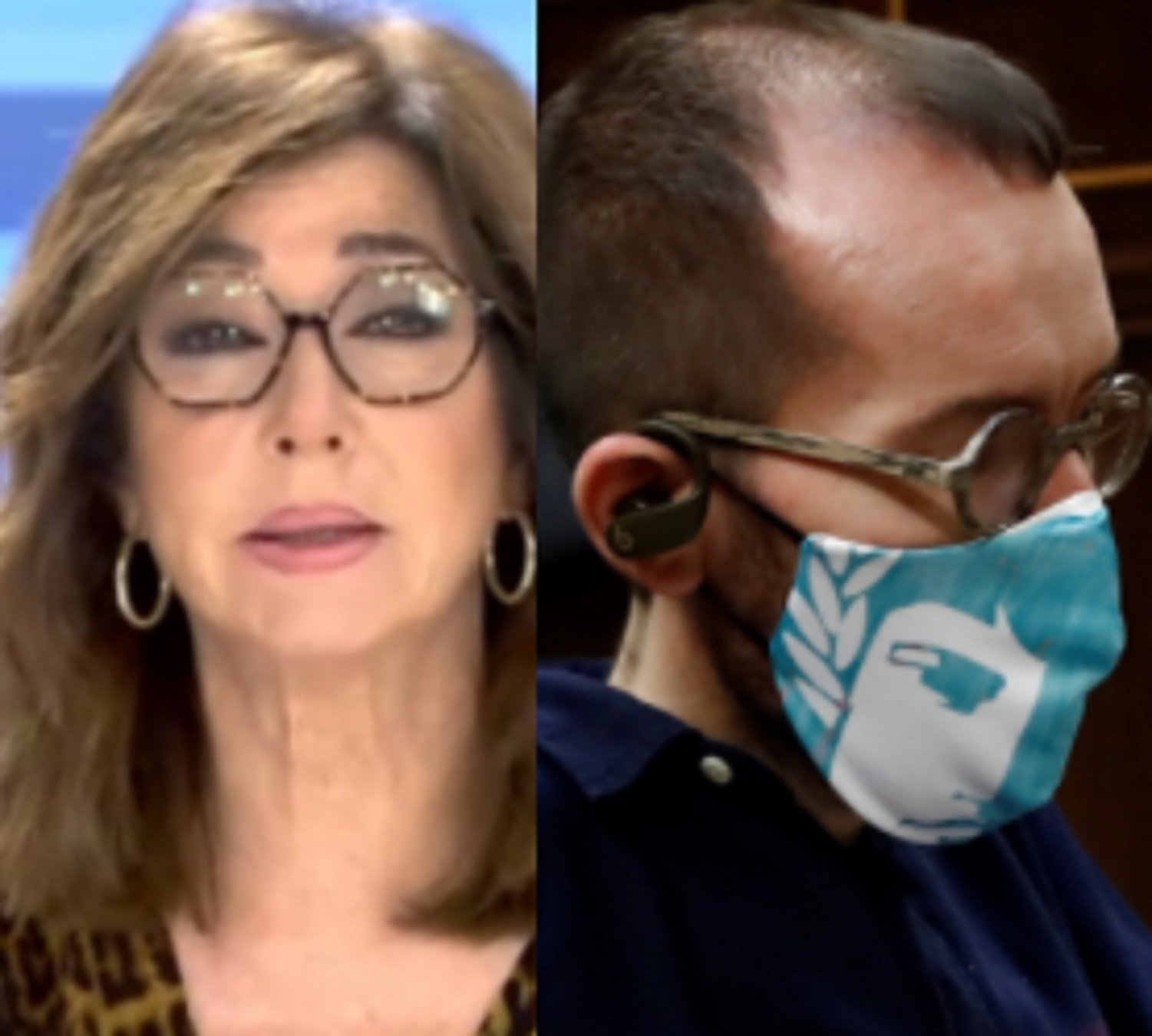 Infame ataque de Ana Rosa a Echenique. Él y la red responden: "Basura cloaquera"