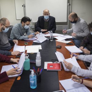 Jordi Basté escoge sus dos palabras en catalán y comete una falta de ortografía