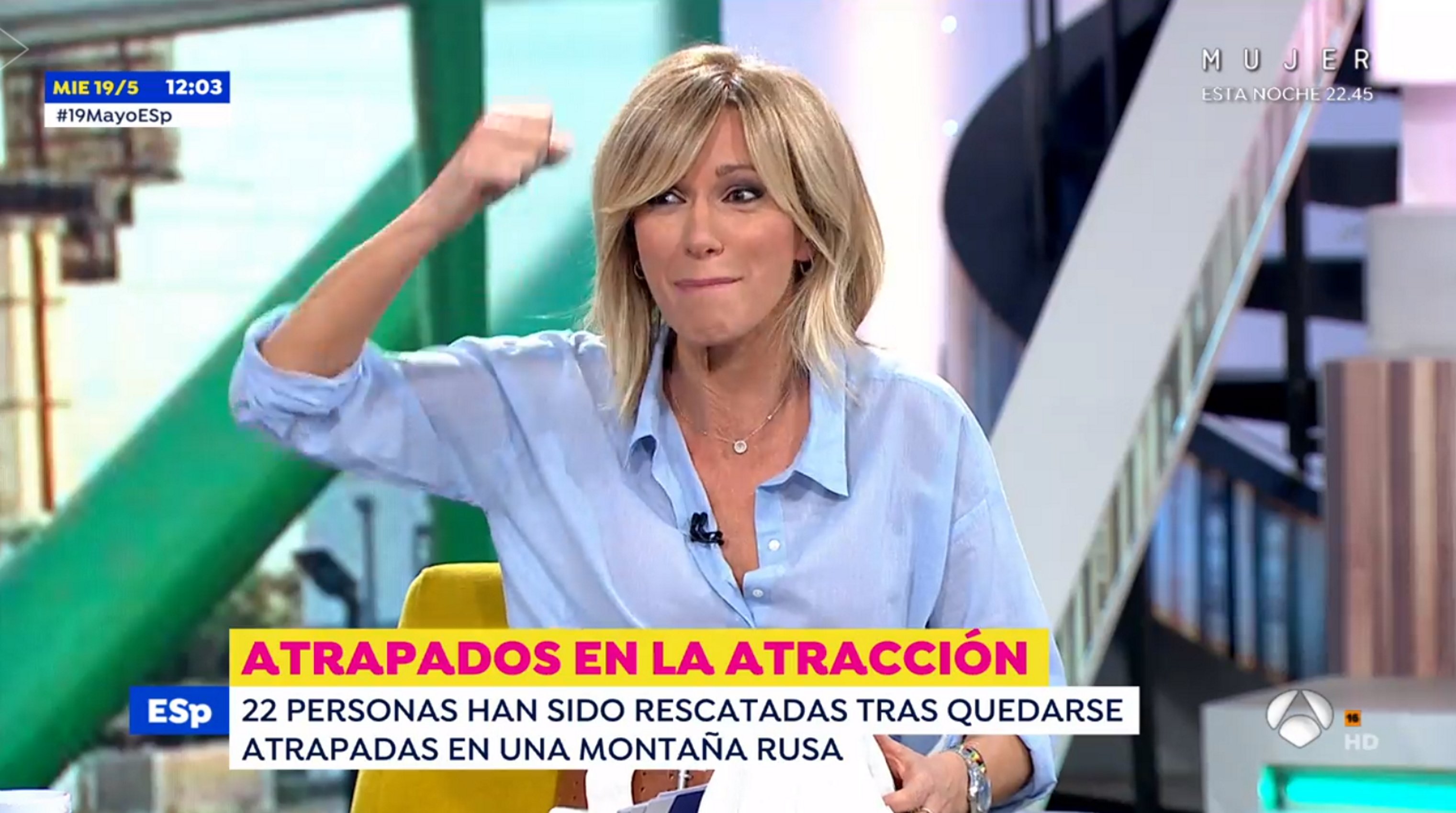 Susanna Griso a gritos golpeando puertas en Antena 3: su día más angustiante