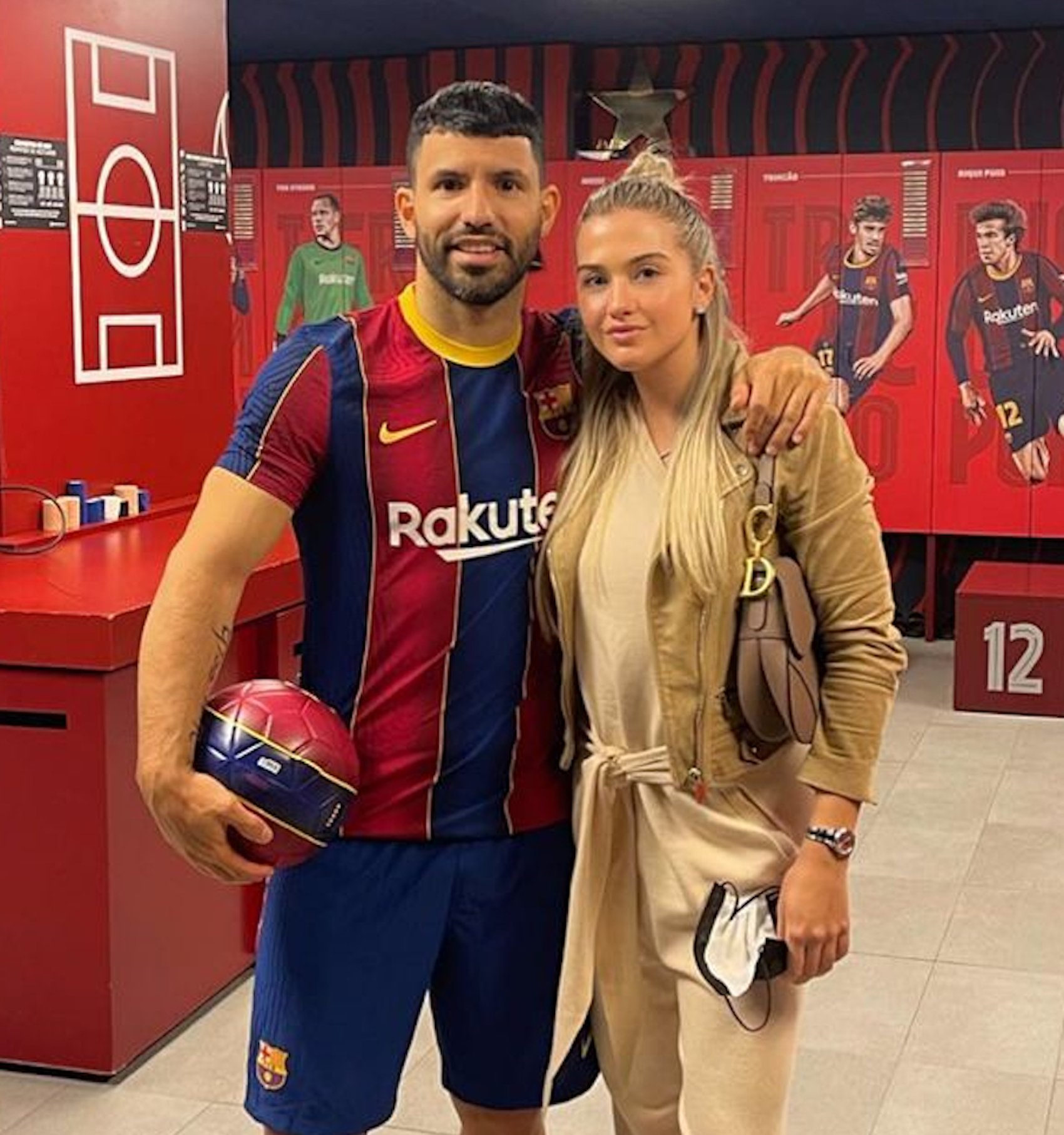 Esta es Sofía, la pareja del Kun Agüero, nuevo fichaje del F.C.Barcelona
