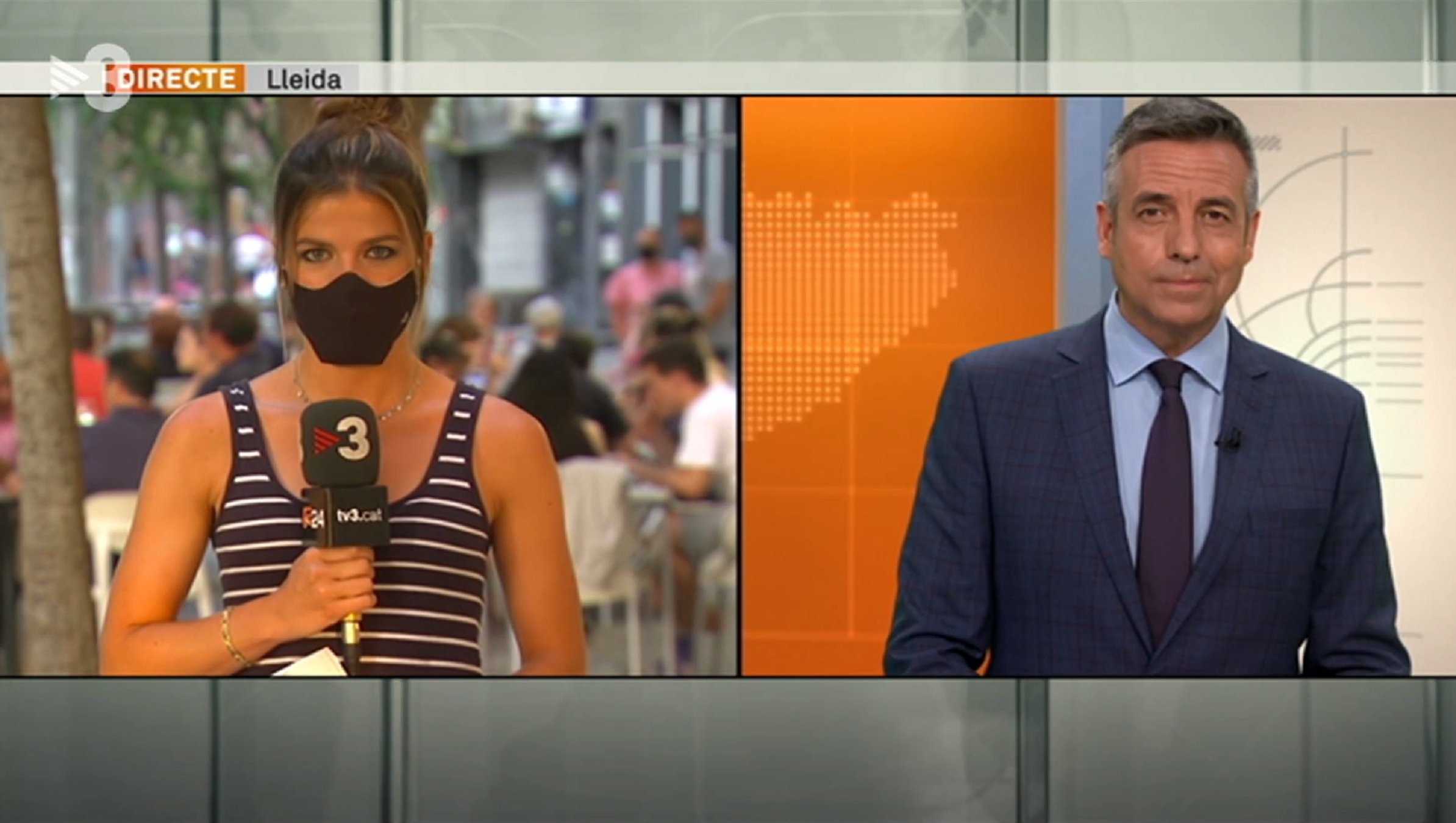 La nova reportera del TN de TV3 a Lleida es treu la màscara: fabulosa Rut Camí