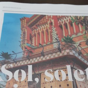 Otro cartel ofensivo hacia los catalanohablantes para anunciar la obra de Gaudí