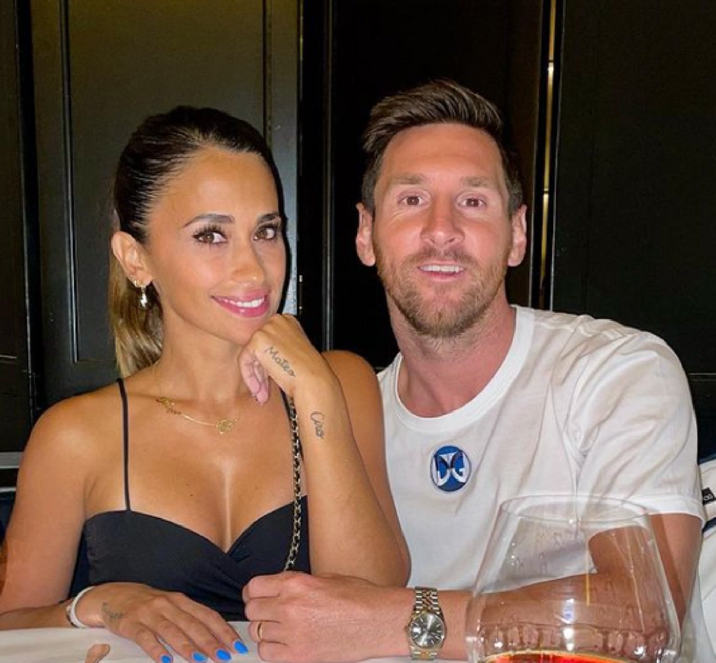 Romántica foto de Messi y Antonela en París, que esconde un mensaje oculto