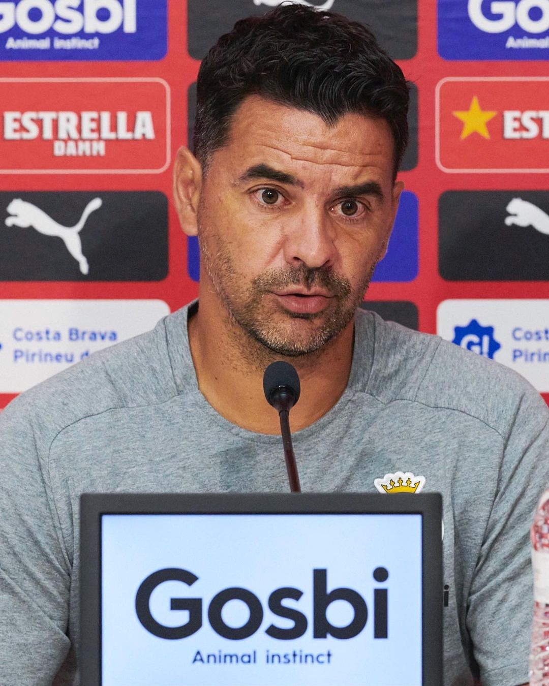 Orgull amb l'entrenador madrileny del Girona defensant el català: impressionant