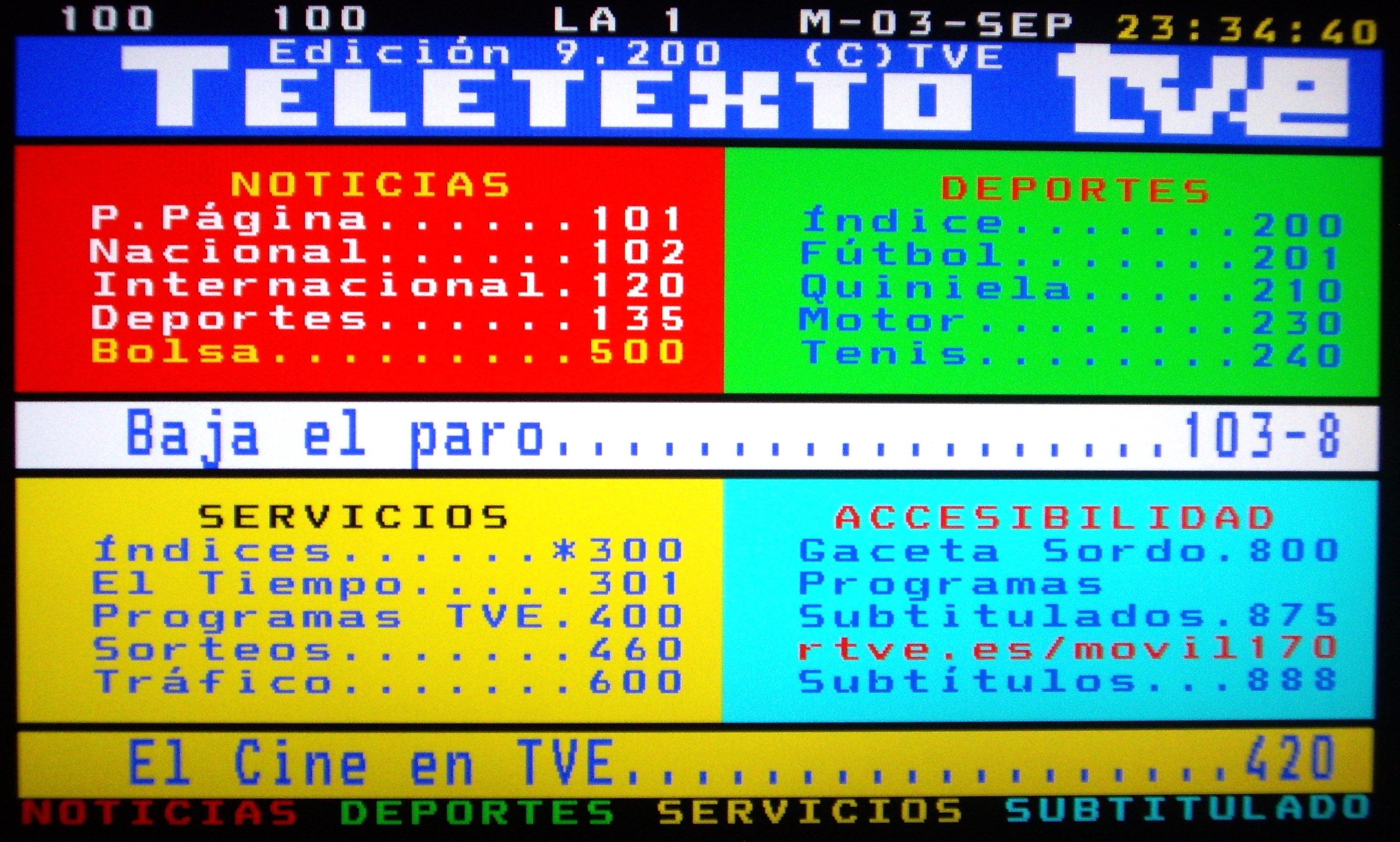 El teletext encara existeix i fa 29 anys