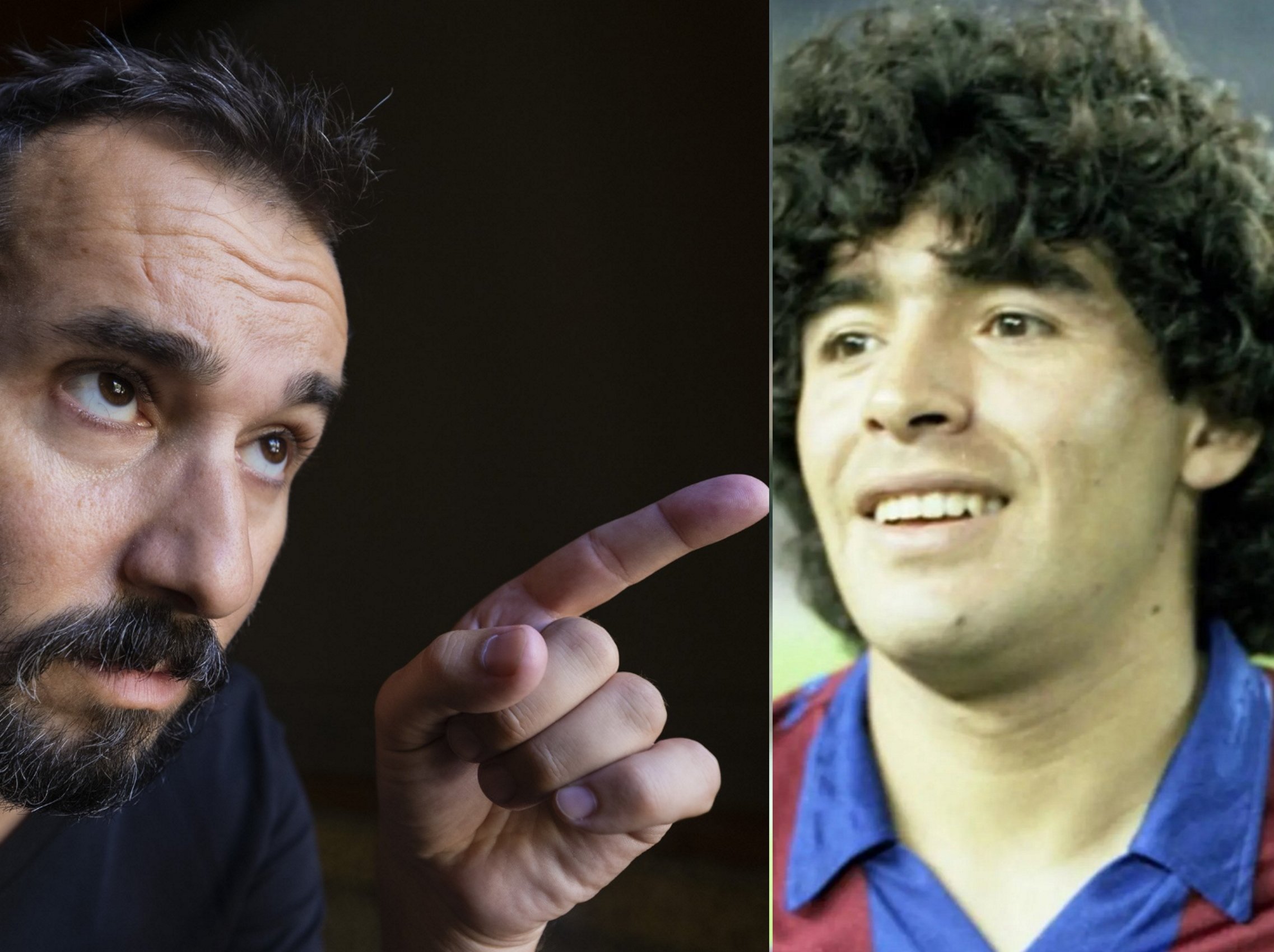 Jair Dominguez no se corta: describe así a Maradona un año después de su muerte