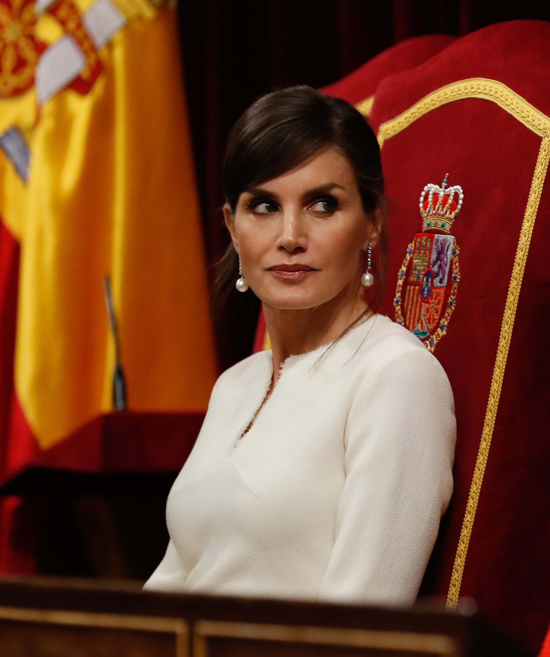 Dramàtica foto de la reina Letícia en una exposició: "Ella lo denunció, pero..."