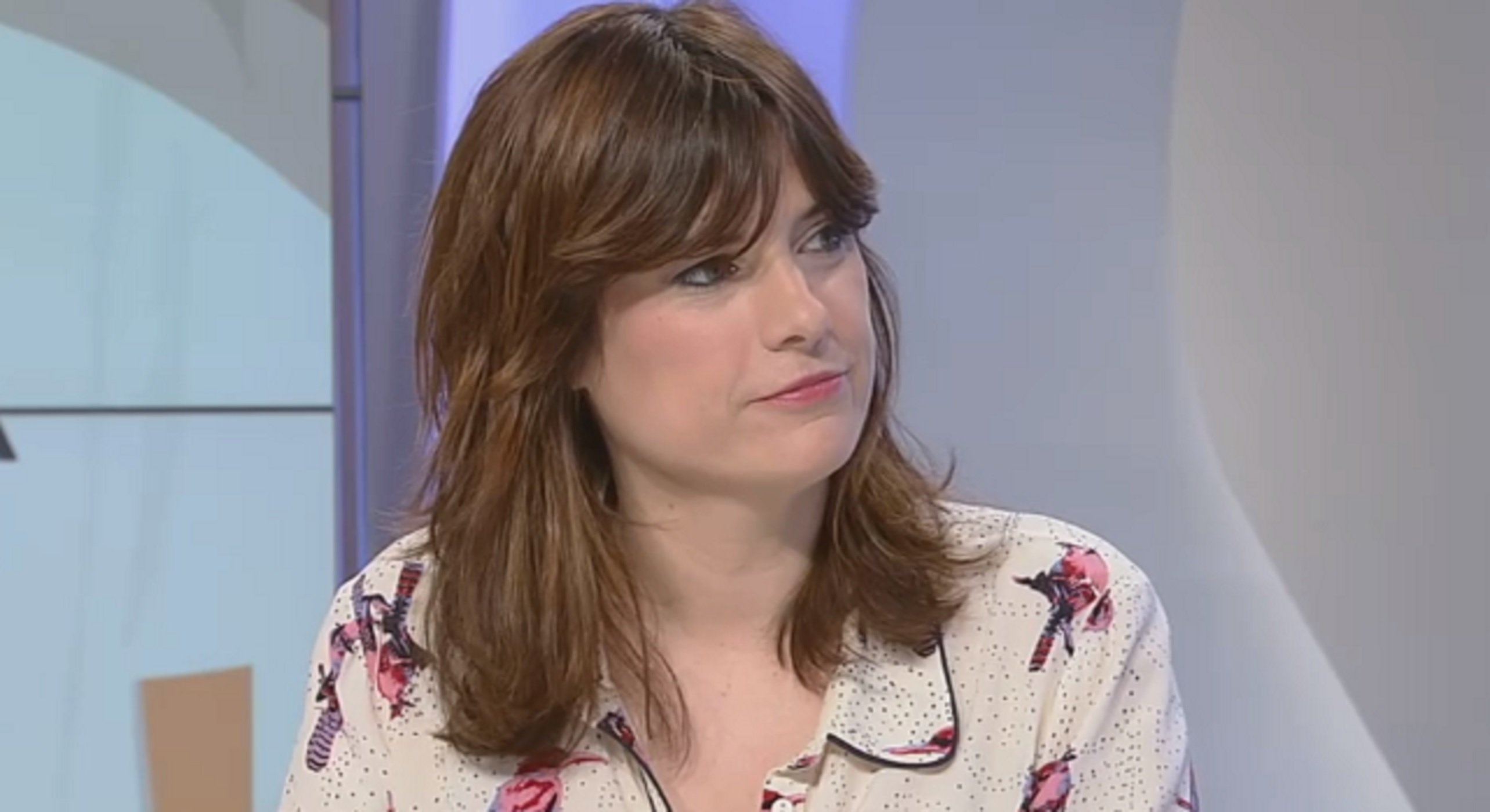 Ariadna Oltra de baixa a TV3. Foto de com s'entreté: "Dia de la marmota"