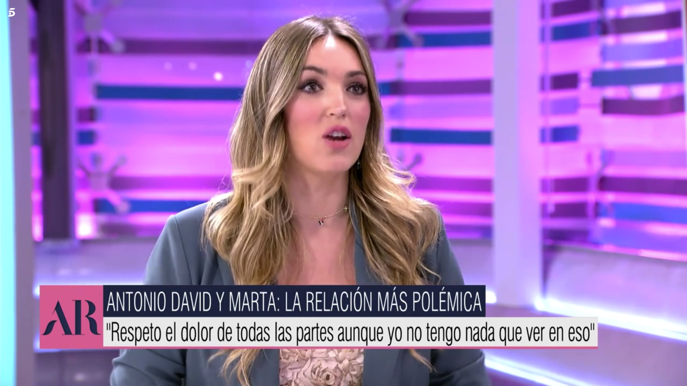 Sopapo a Marta Riesco, novia de Antonio David: esto dice de ella su propio programa