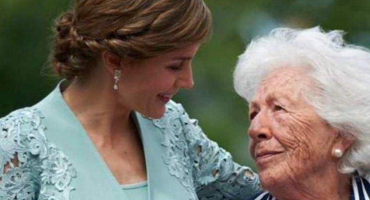 Menchu del Valle, l'àvia asturiana de Letícia, es va casar estant embrazada d'un altre home