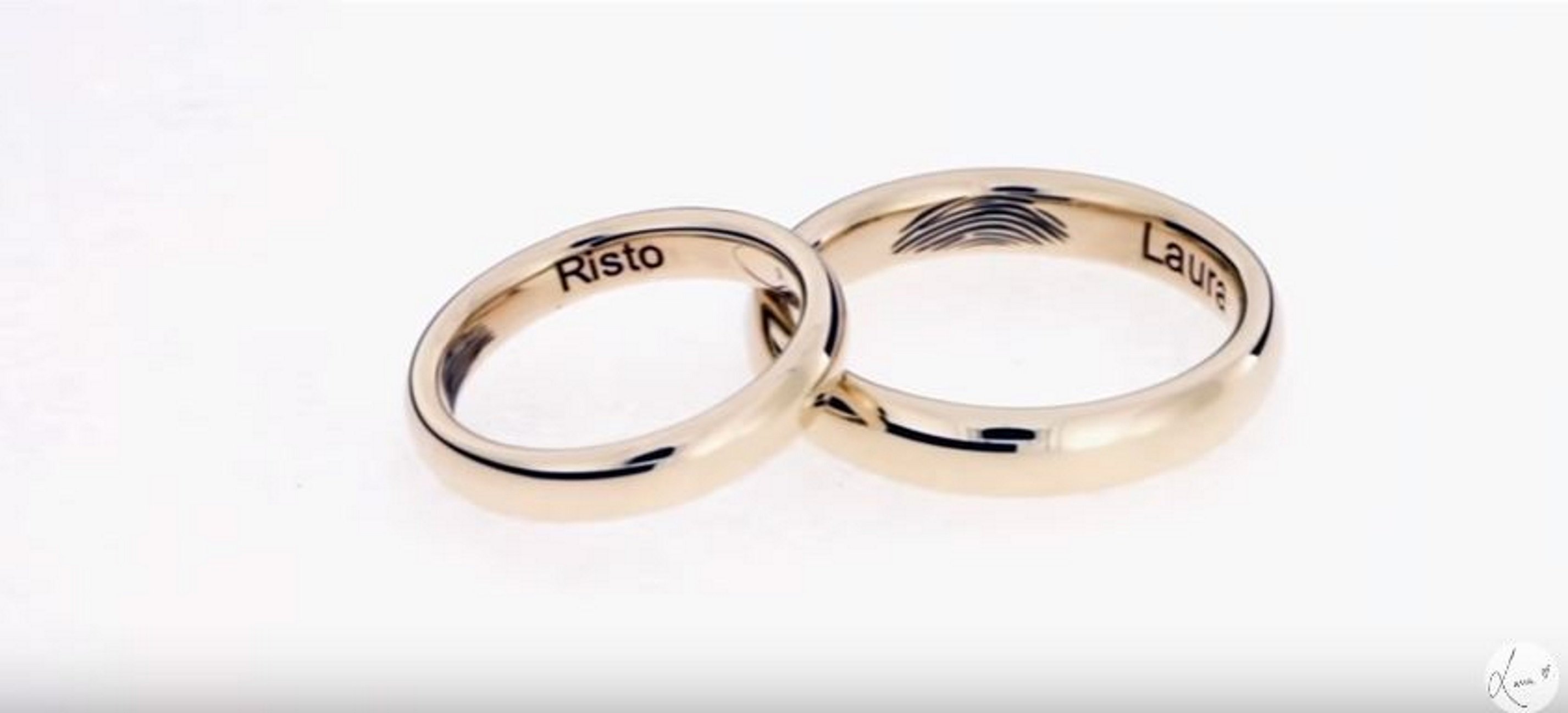 El secreto de los anillos de boda de Risto y Laura Escanes