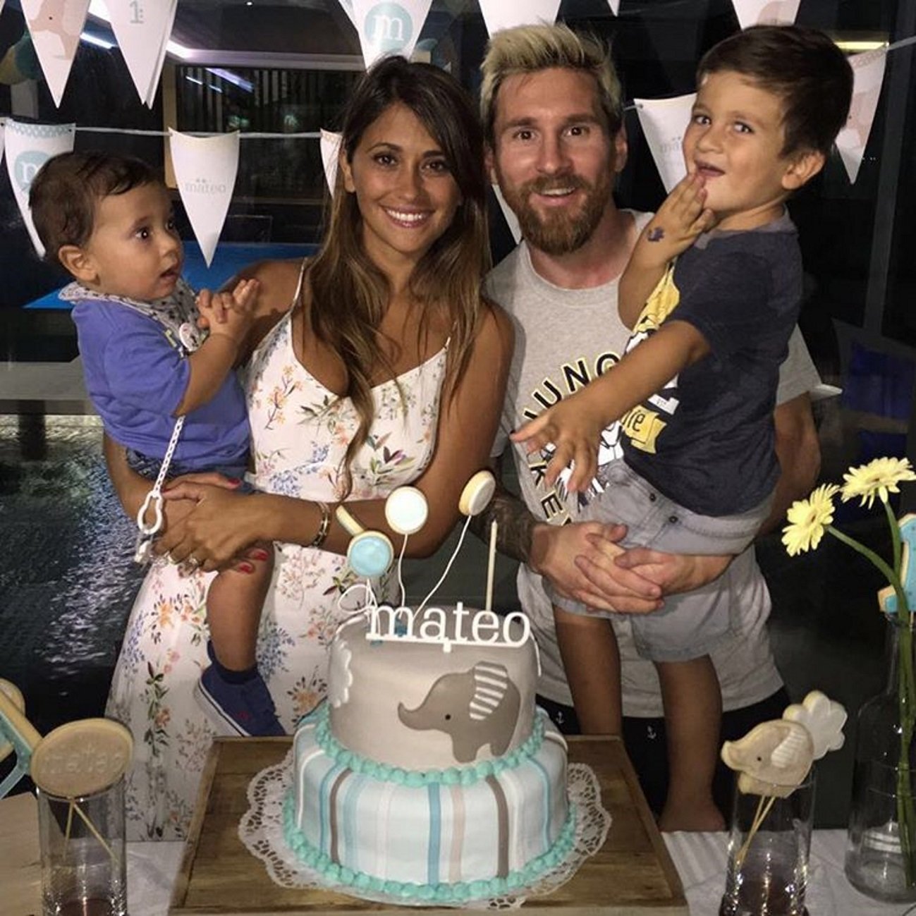 La tierna dedicatoria de Antonella a Messi y a sus hijos