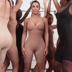 Kim Kardashian suele aparecer en la publicidad de Skims