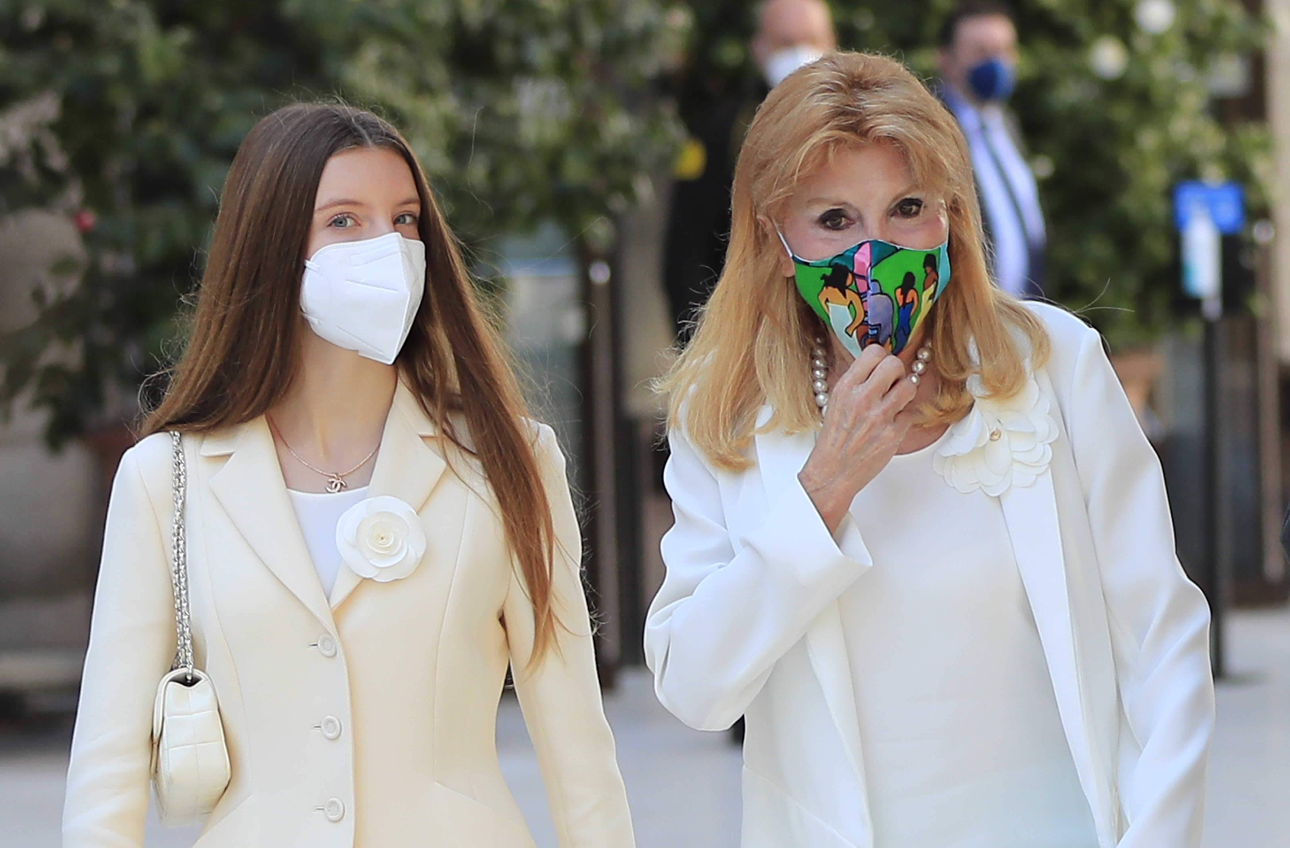 La foto de Tita Thyssen, Borja y una hija: esconden a la que no se parece a él
