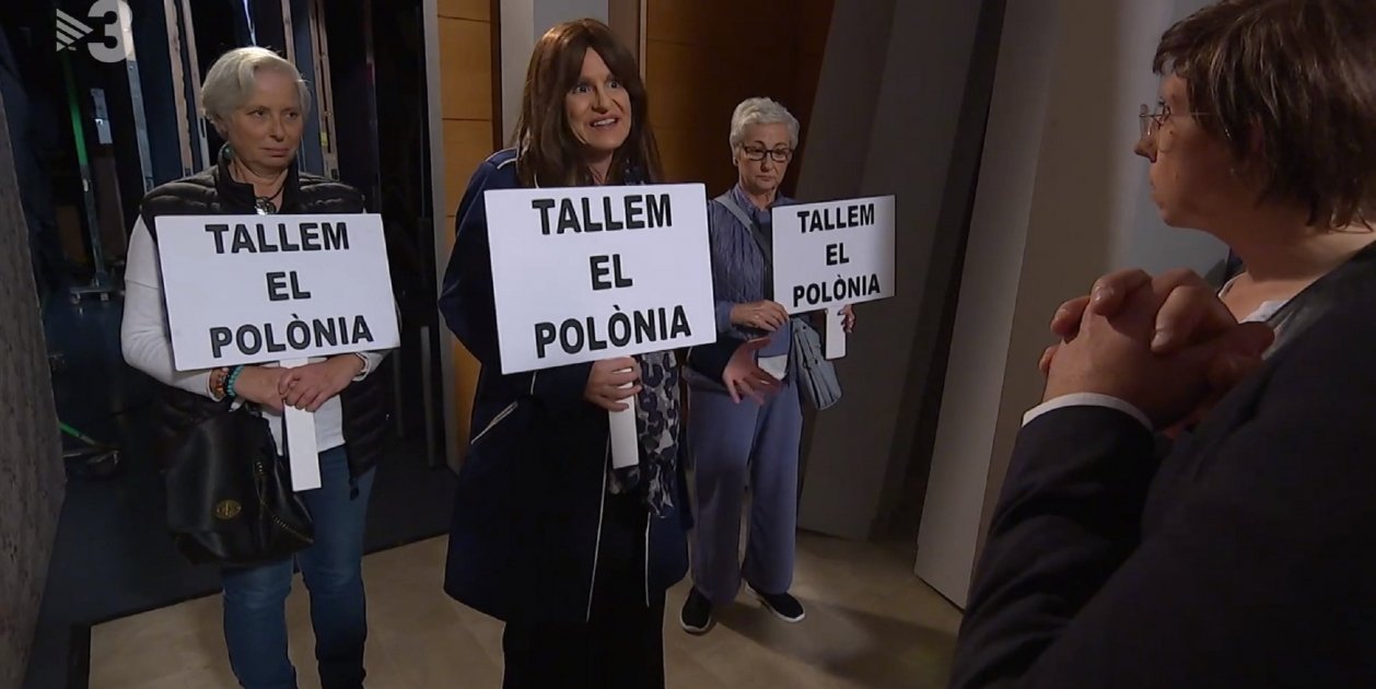 Junts krytykuje TV3 za czwartkowy gag „Polònia”: „Uważają to za bardzo zabawne”