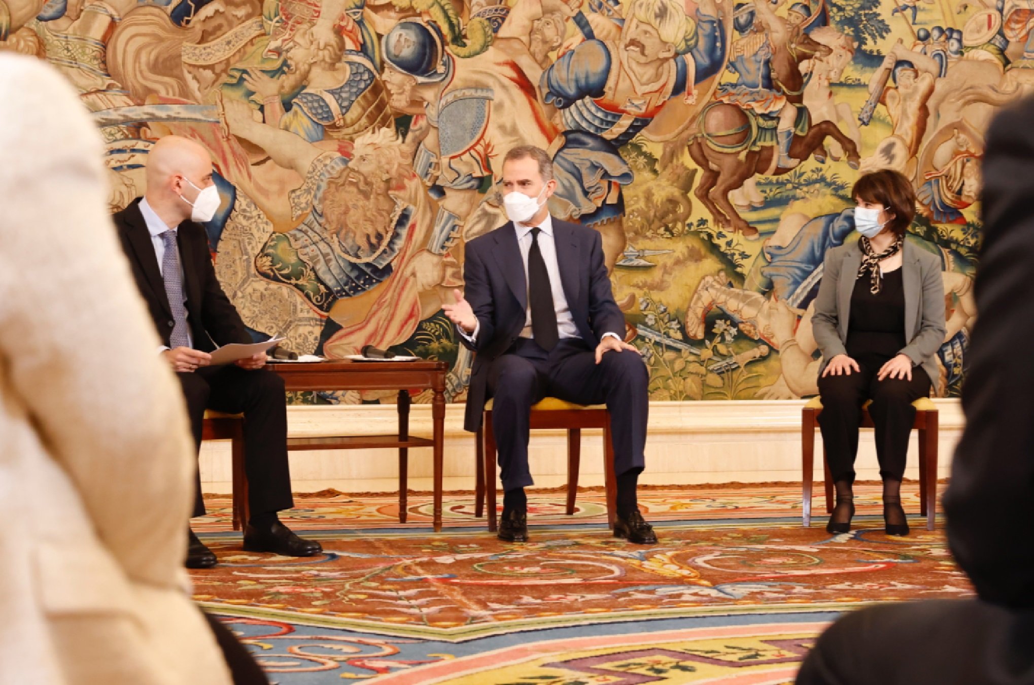 Imatge de Felip el dia que torna a treballar després de la covid desferma mofa màxima