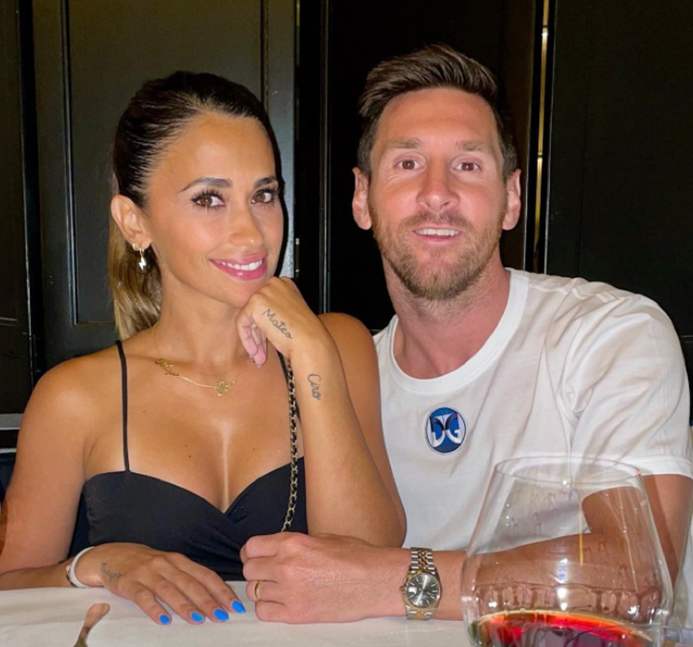 Leo Messi felicita Antonela amb una foto en biquini recordant el Barça